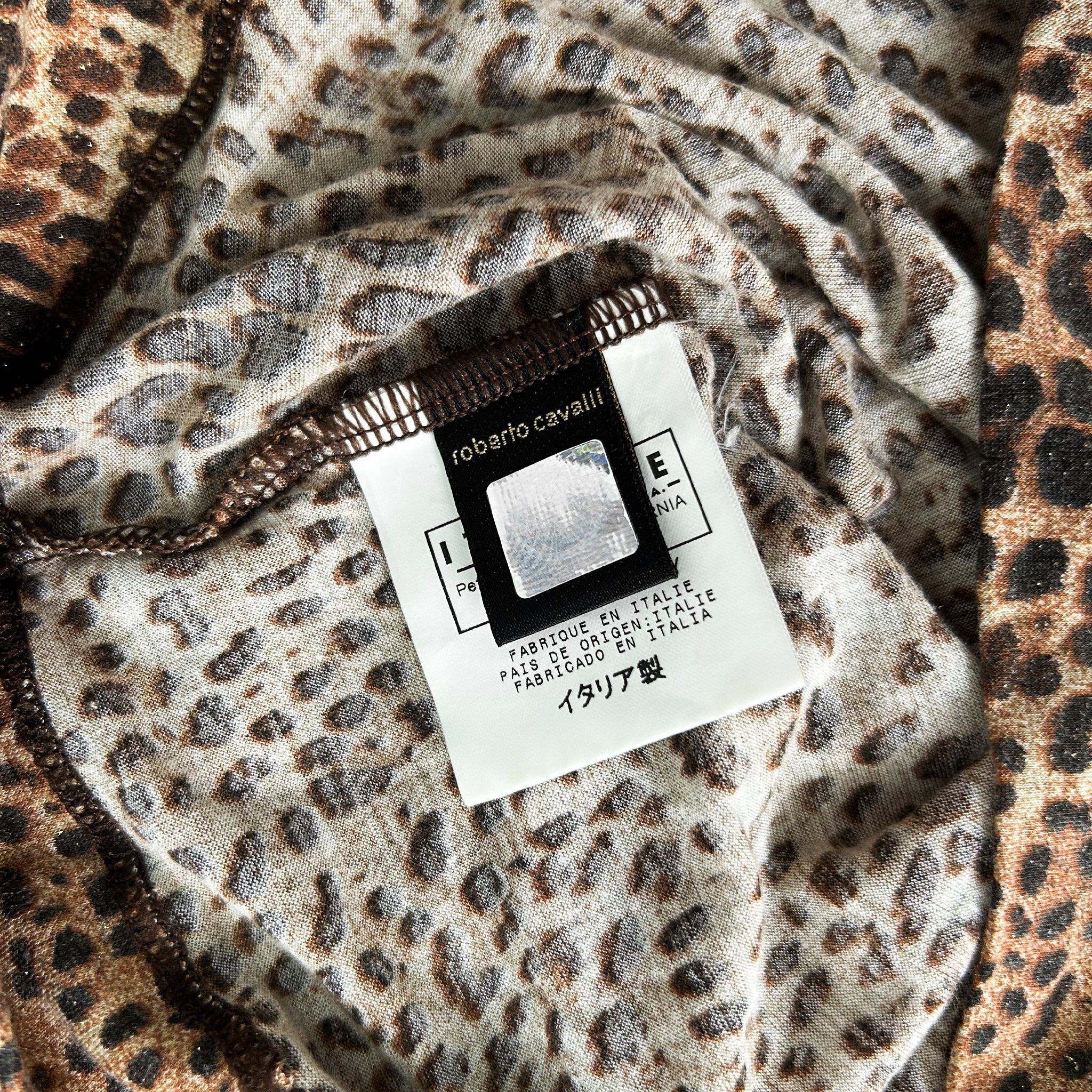 Just Cavalli Just Cavalli 2000's Leopard Print Longsleeve Size S / US 4 / IT 40 - 5 Thumbnail