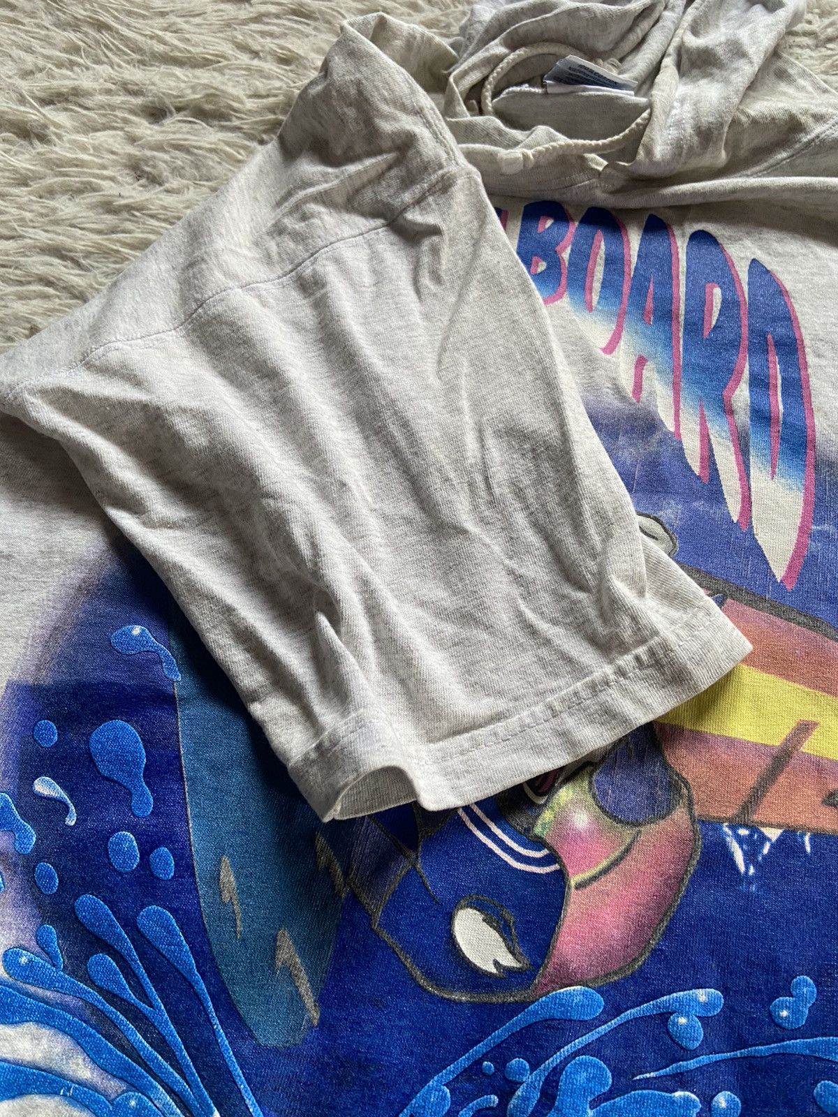 Vintage Vintage 90s Warners Bros "sailboard Bugs" short Sleeved hood Size US M / EU 48-50 / 2 - 6 Thumbnail