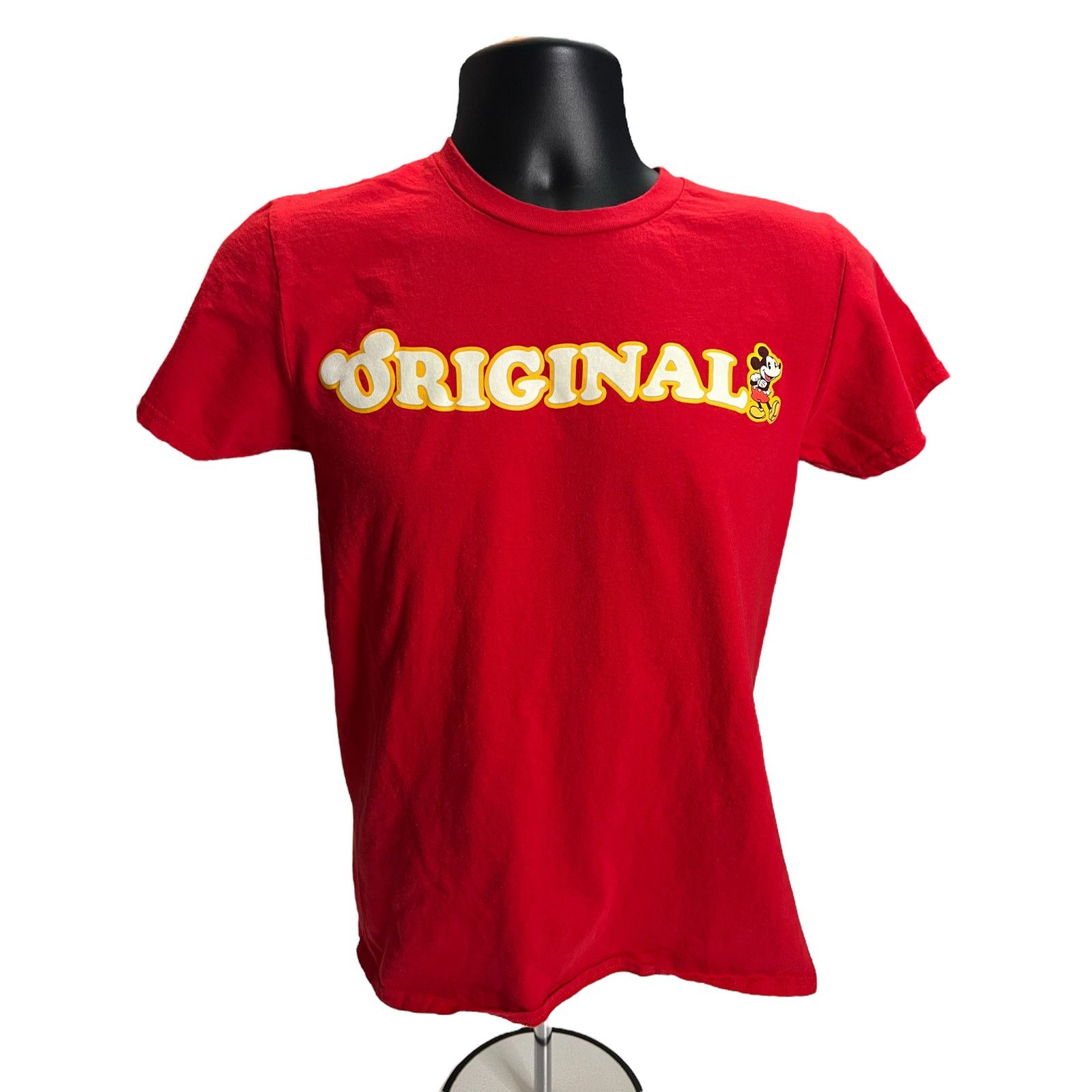 Disney Disney Mickey Mouse “Originals” Red T-shirt Adult Unisex Size US S / EU 44-46 / 1 - 1 Thumbnail