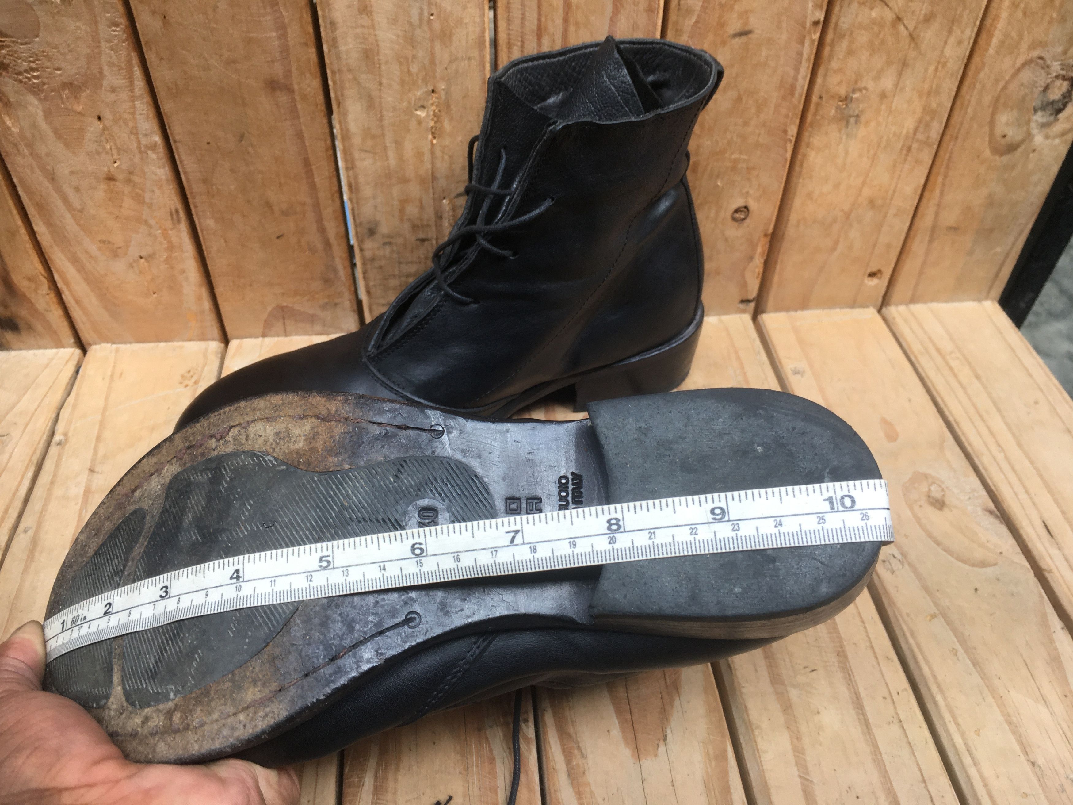 MoMA Moma black Women's leather boots SIZE EUR 40 Size US 10 / IT 40 - 14 Thumbnail