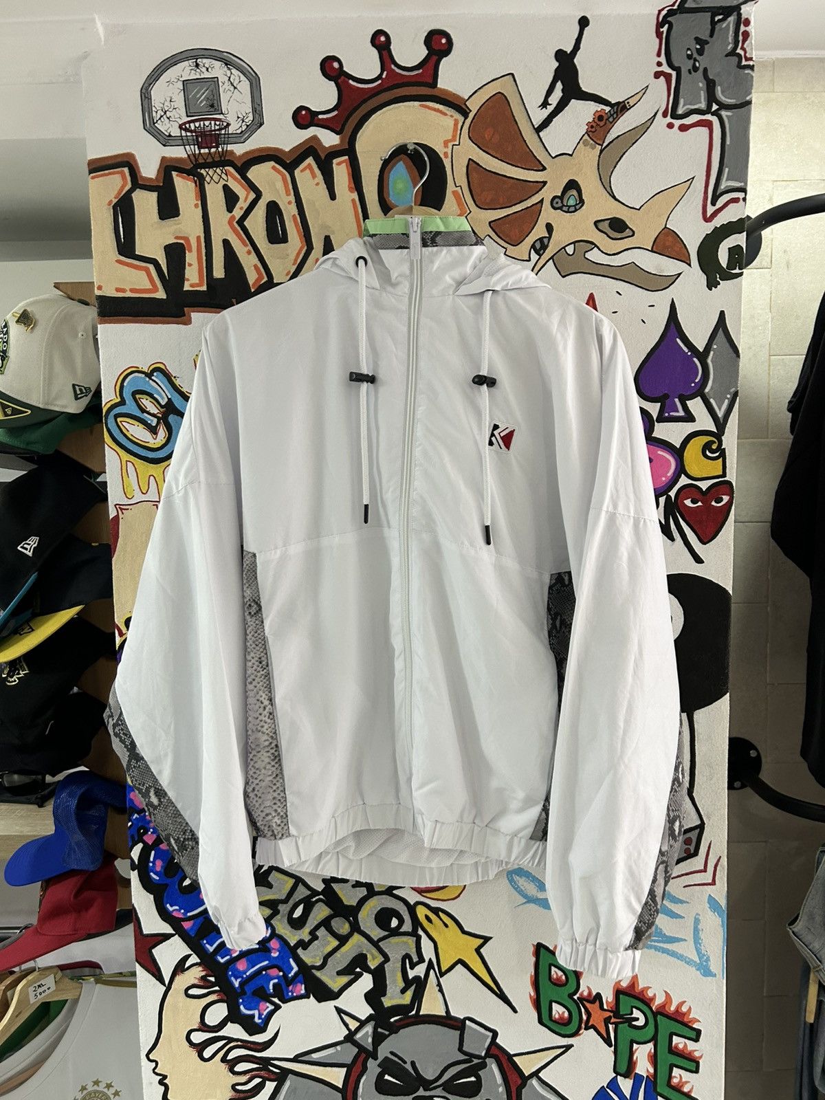 Karl Kani × Vintage Karl Kani 90s Snake-print Windbrwaker Size US M / EU 48-50 / 2 - 1 Thumbnail