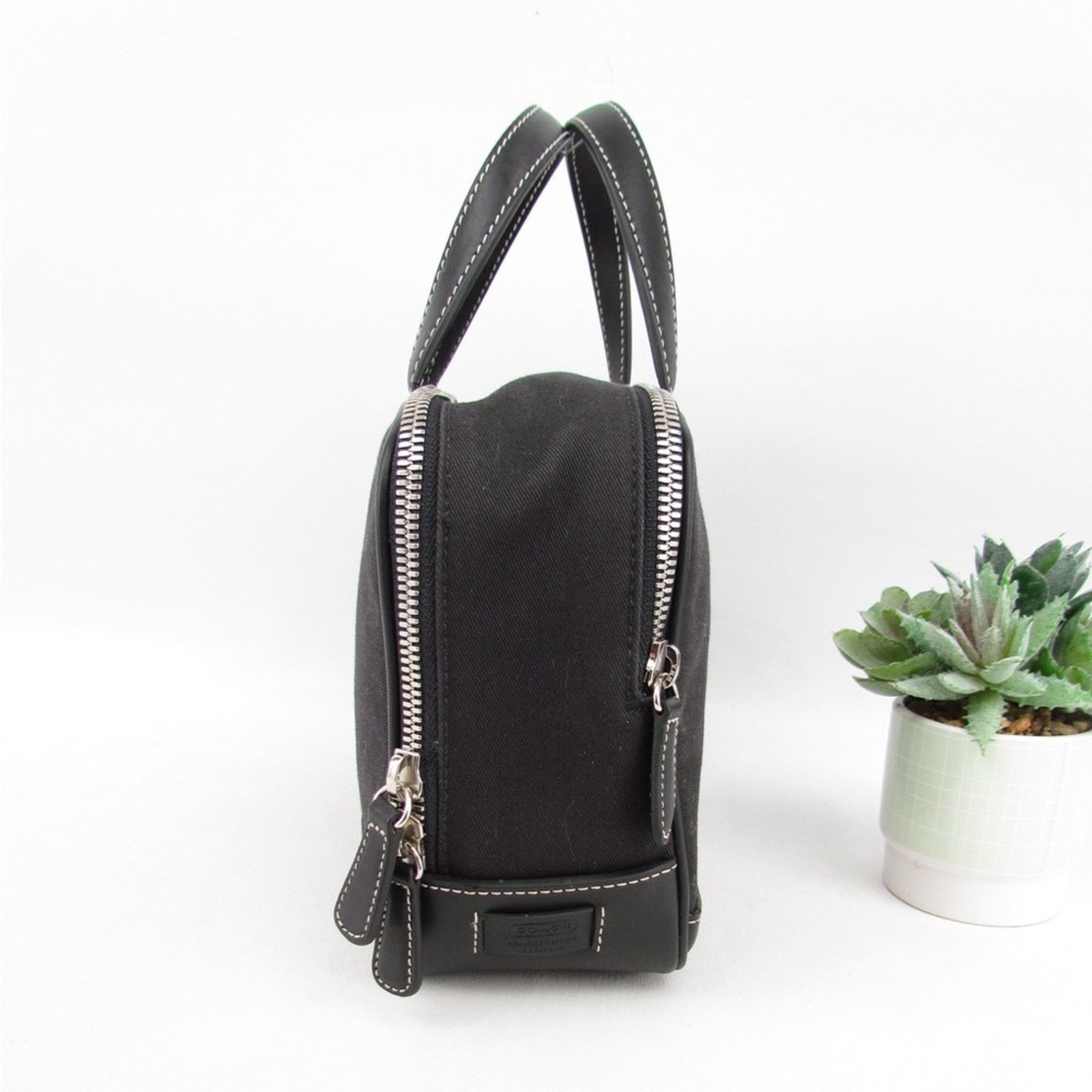 Coach Coach Double Zipper Cosmetic Bag Size ONE SIZE - 3 Thumbnail