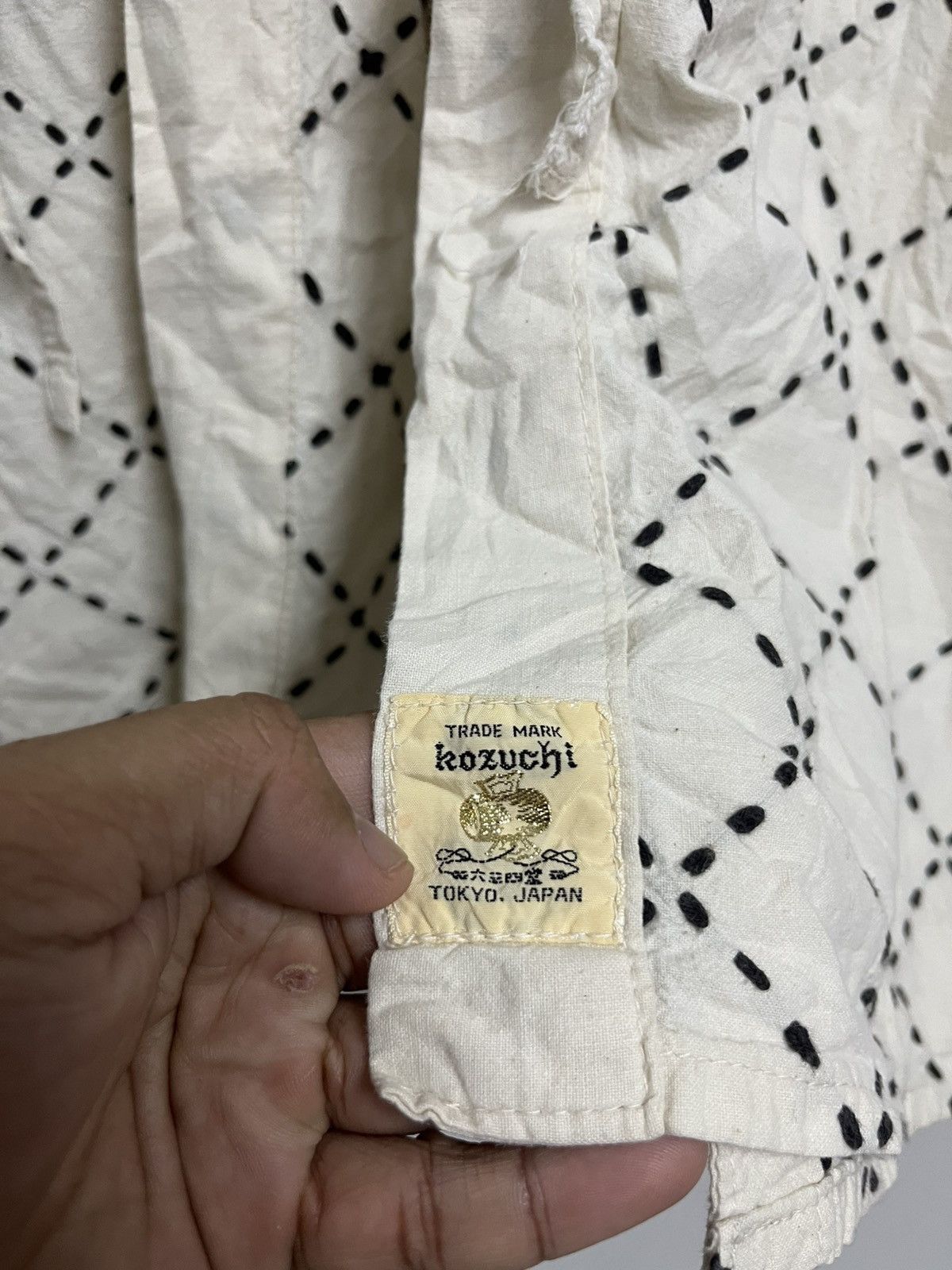 Kapital 💥RARE Kozuchi Tokyo Sashiko Motive Allover Tradition Kimono Size US M / EU 48-50 / 2 - 7 Thumbnail