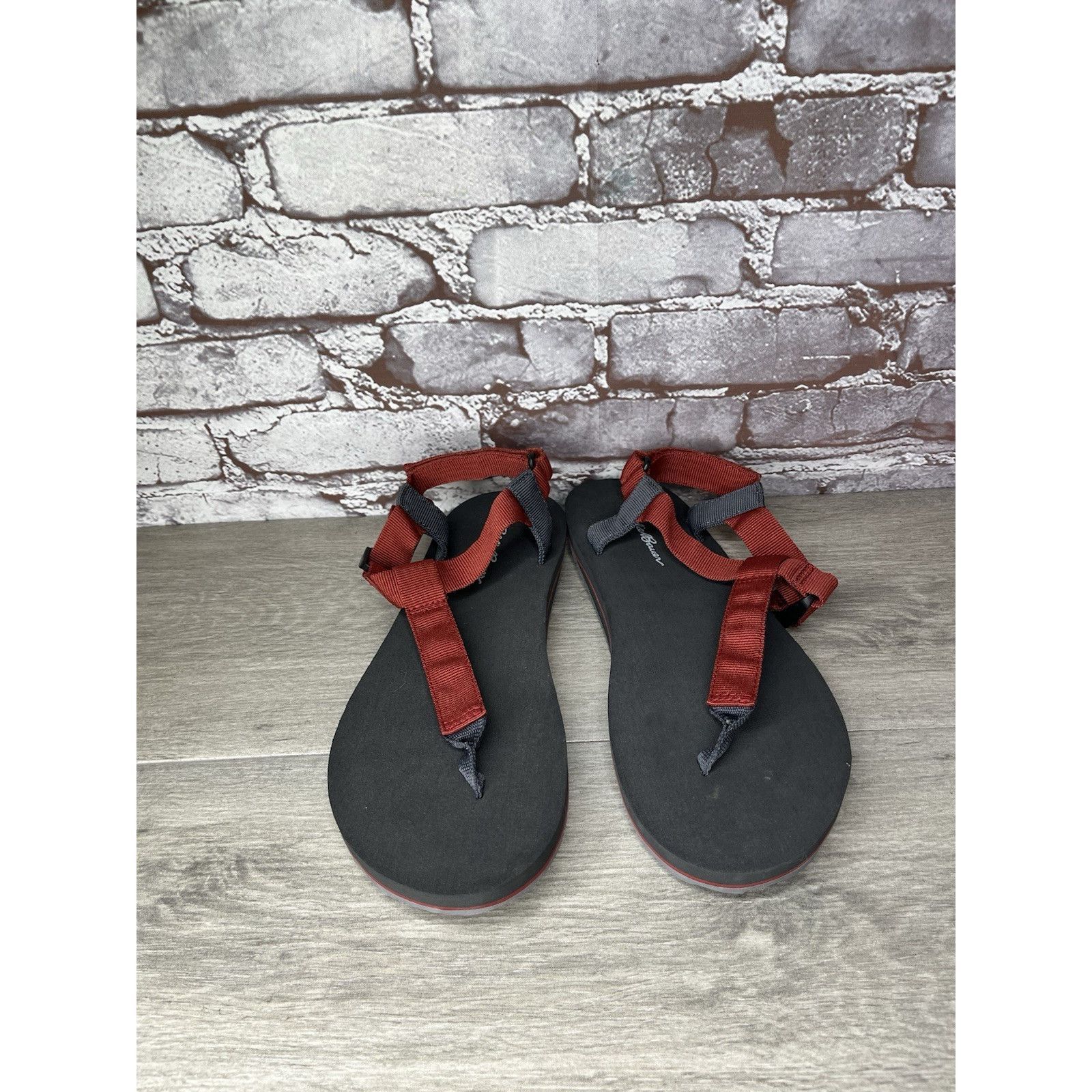 Eddie Bauer Eddie Bauer Minimalist T-Strap Thong Vibram bedrock Red Sand Size US 9 / IT 39 - 11 Thumbnail