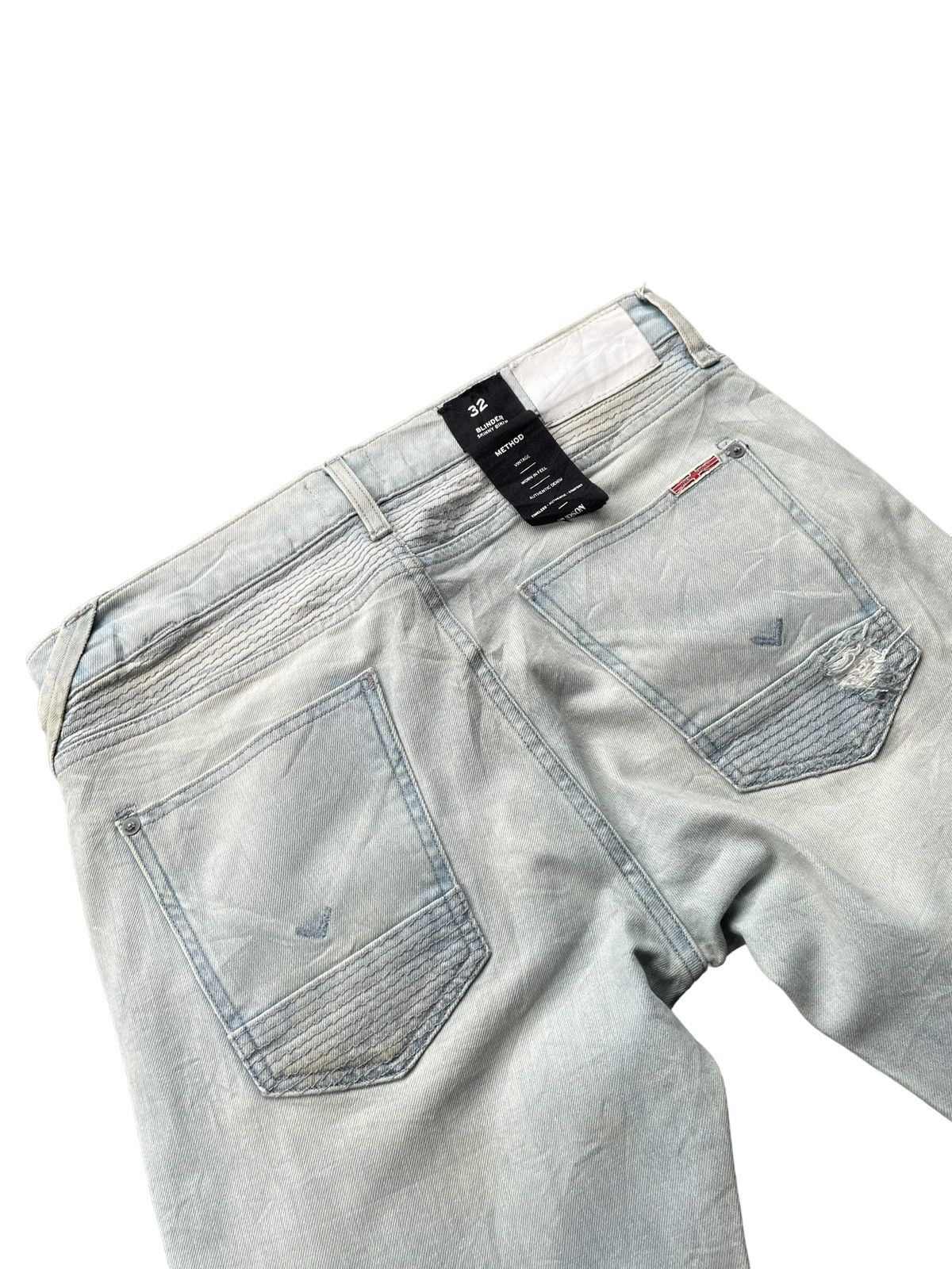 Hudson Hudson Skinny Biker Faded & Distresed Size US 34 / EU 50 - 12 Thumbnail