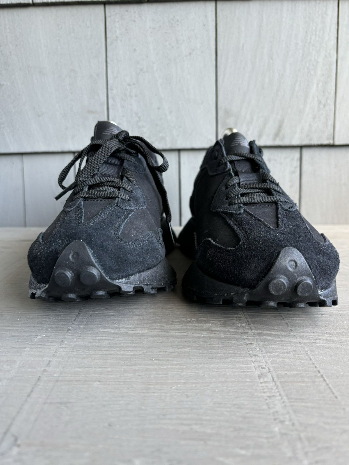 New Balance New Balance 327 Triple Black Sneaker Waffle Racer MS327LX1 7 Size US 7.5 / EU 40-41 - 8 Thumbnail