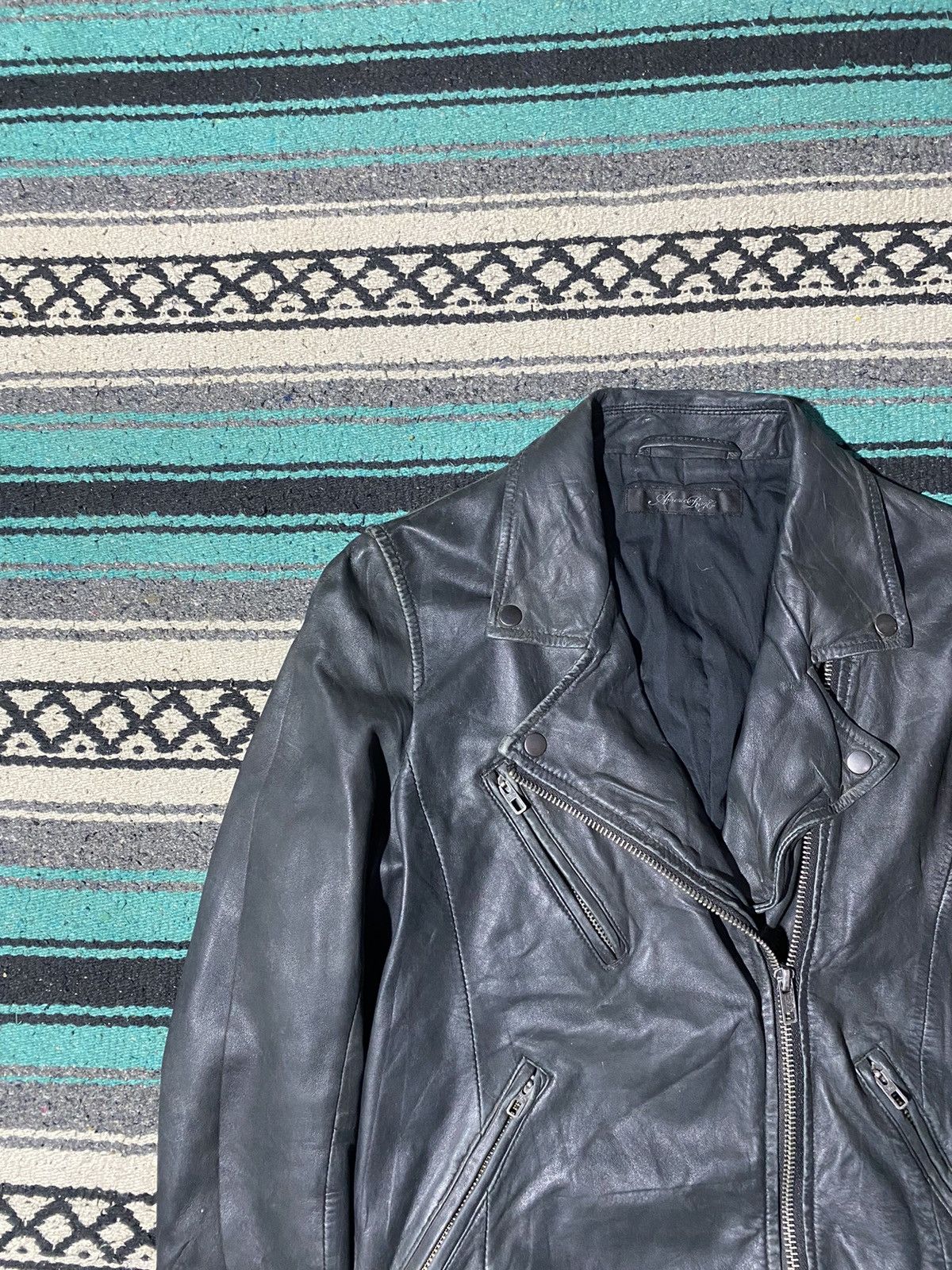 If Six Was Nine 2000s AmericanRags - Ramones Biker Jacket Size US S / EU 44-46 / 1 - 8 Thumbnail
