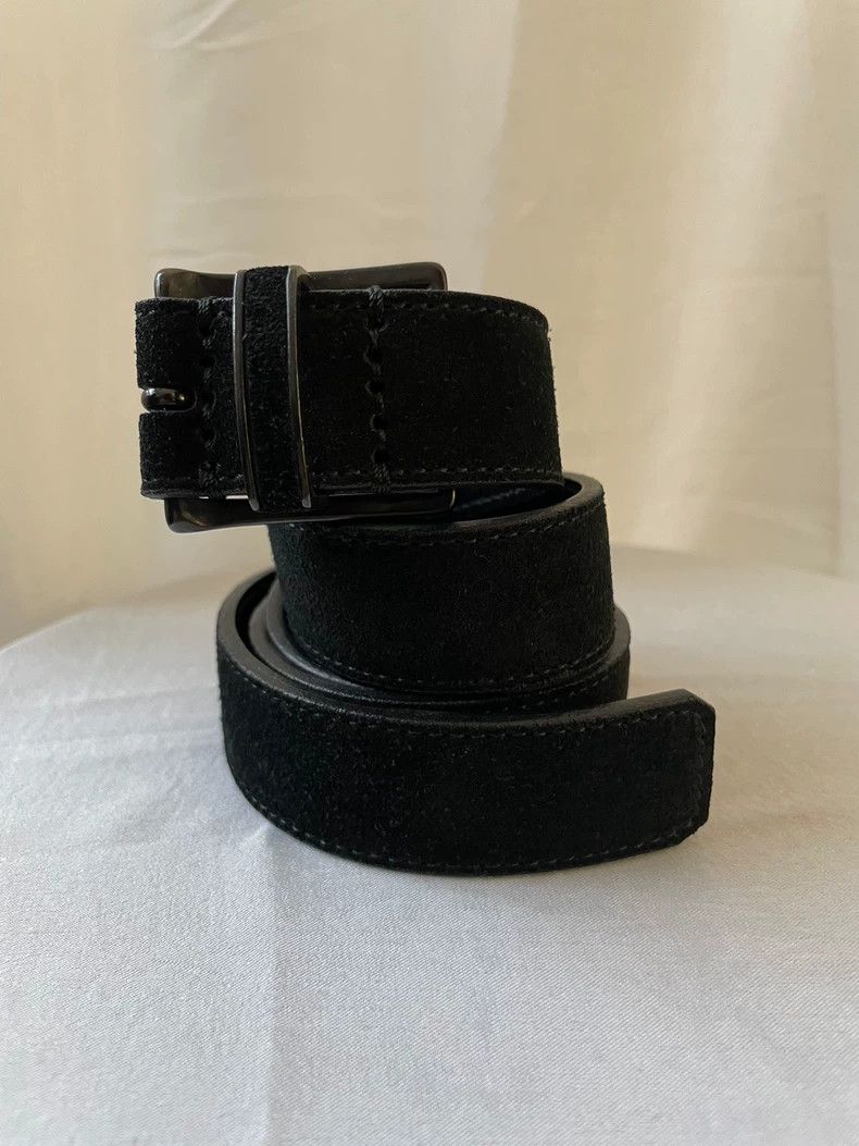 Yohji Yamamoto Yohji Yamamoto Leather calfskin leather belt Size ONE SIZE - 1 Thumbnail