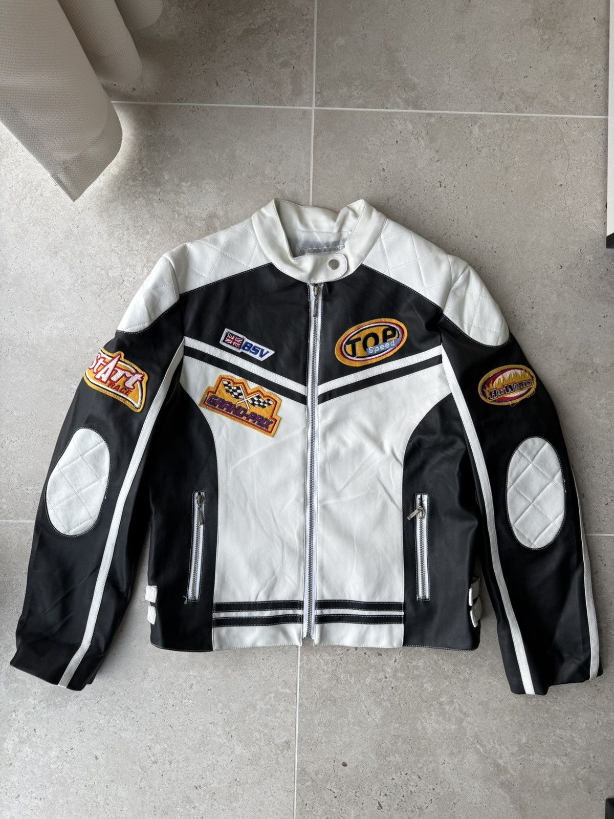 Other Rare Y2k Wonder Team Feilida Grand-Prix Leather Jacket 90’s Size US L / EU 52-54 / 3 - 1 Thumbnail