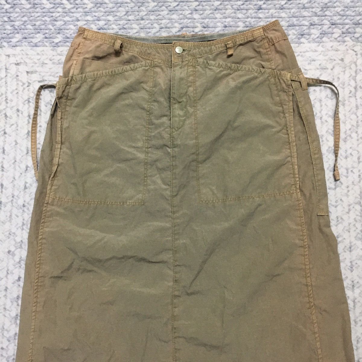 If Six Was Nine Sunfaded Marithe Francois Girbaud Brown String Midi Skirts Size 28" / US 6 / IT 42 - 2 Thumbnail