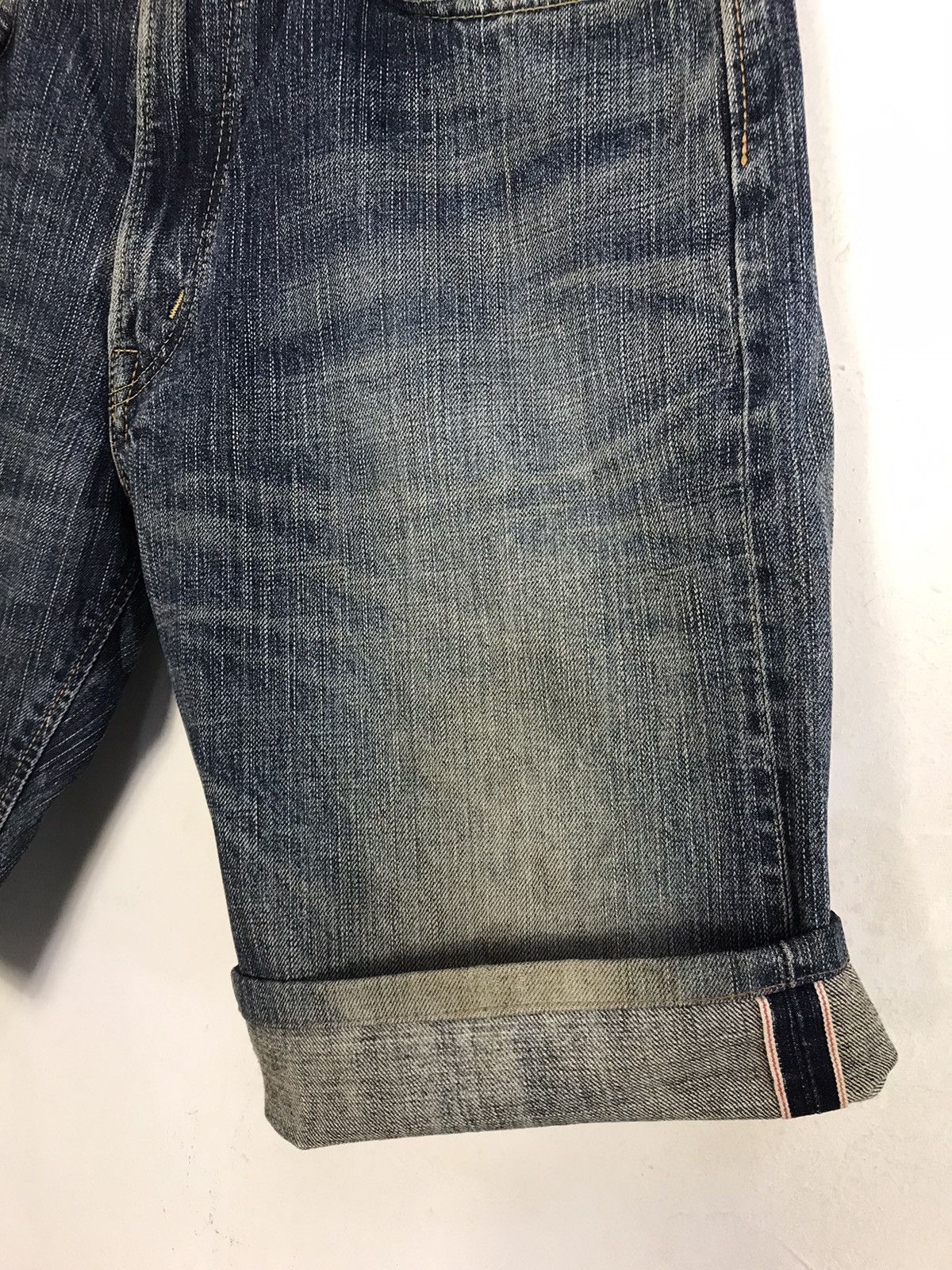 Edwin × Japanese Brand × Vintage Vintage Edwin 505Z Selvedge Short Pants Jeans Size US 29 - 5 Thumbnail