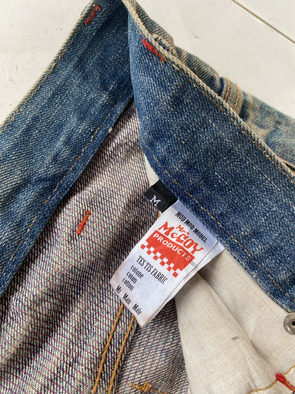 Japanese Brand Mr Mccoy Whiskers Denim Size US 33 - 12 Thumbnail