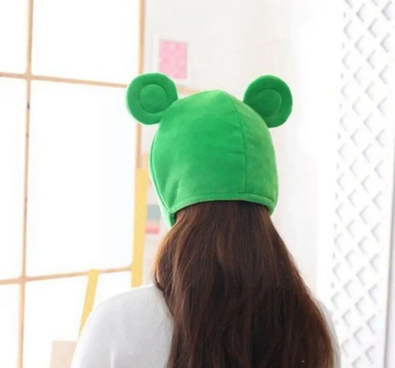 Vintage Cartoon Funny Adorable Plush Frog Hat Size ONE SIZE - 5 Thumbnail
