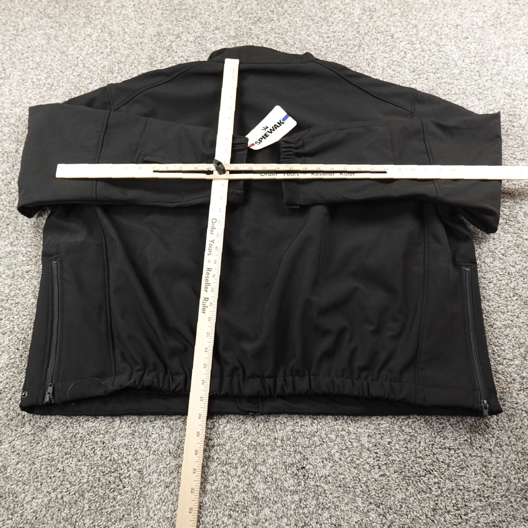 Vintage Spiewak Jacket Mens 4XL Black Performance Soft Shell Full Zip Outdoor Coat Shirt Size US XXL / EU 58 / 5 - 7 Thumbnail