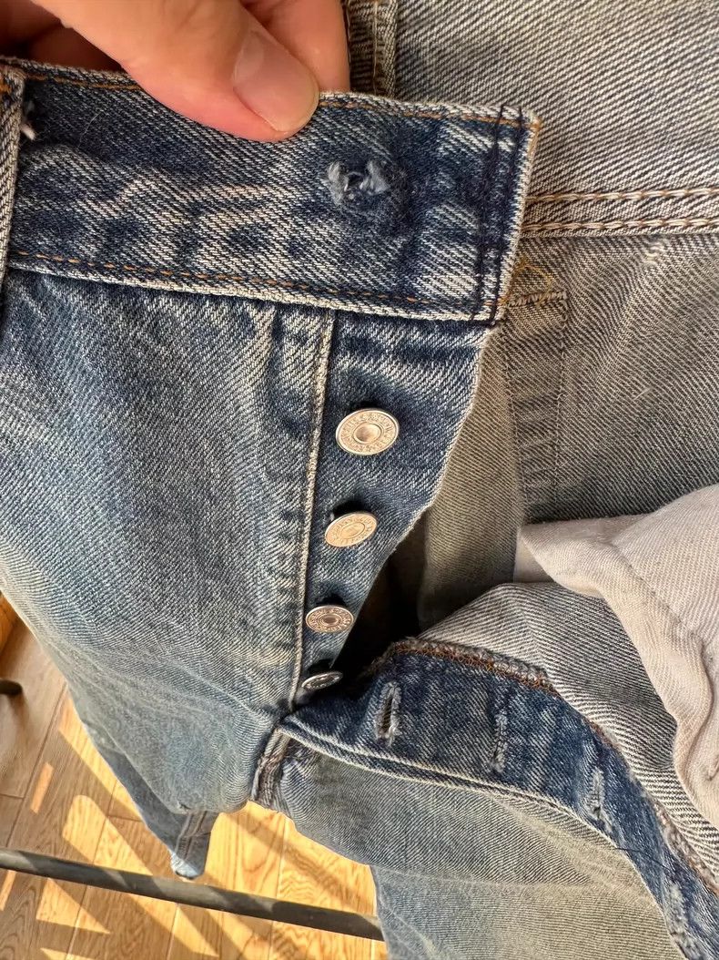Vintage Vintage 90s Levi's 501 Jeans 2505-Nextarrow Size US 30 / EU 46 - 4 Thumbnail