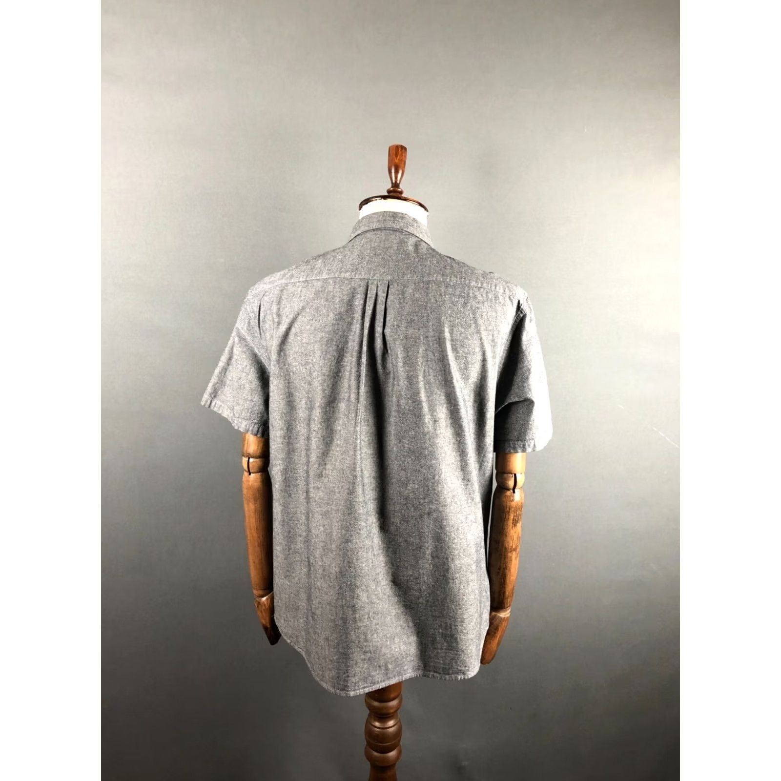 Vintage Stussy Shirt XL Gray Cotton Short Sleeve Button-Up with Chest Pockets Mens Size US XL / EU 56 / 4 - 3 Thumbnail