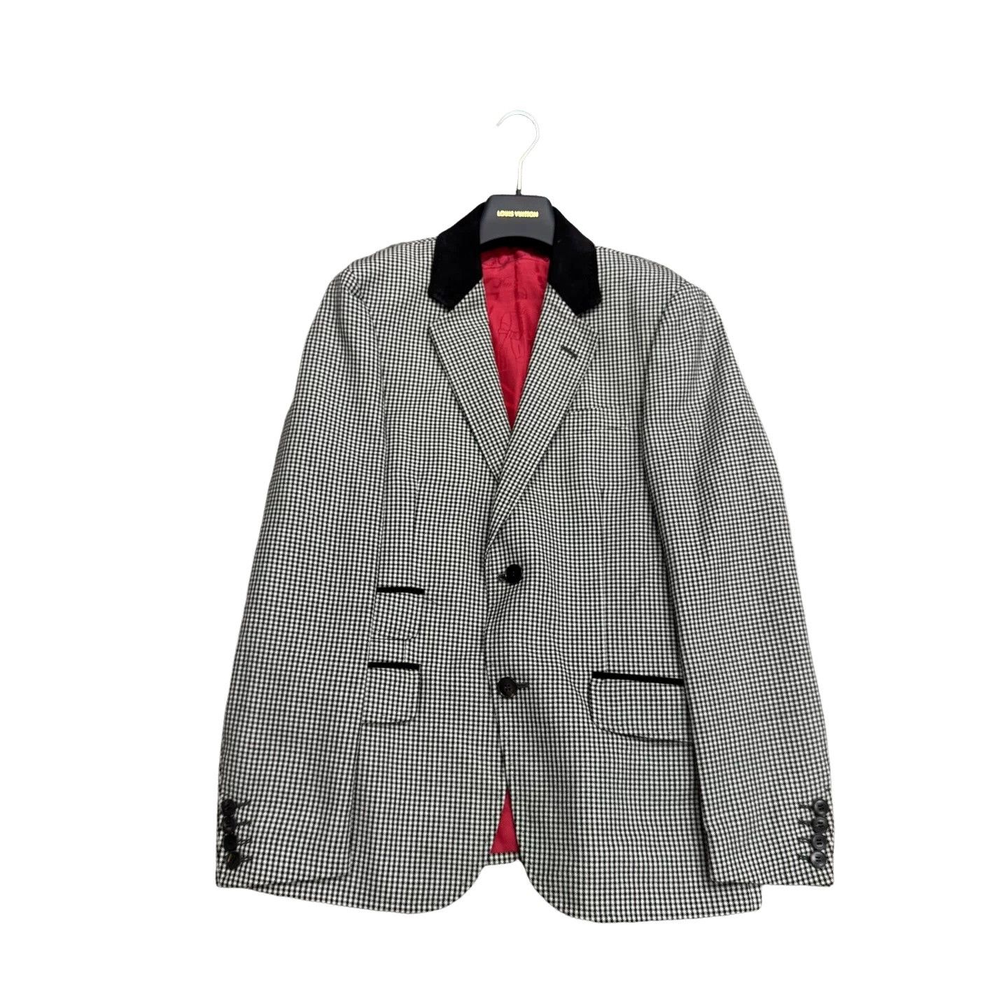 Gucci Gucci Houndstooth Wool Mohair Blazer Size 36R Size 36R - 1 Thumbnail