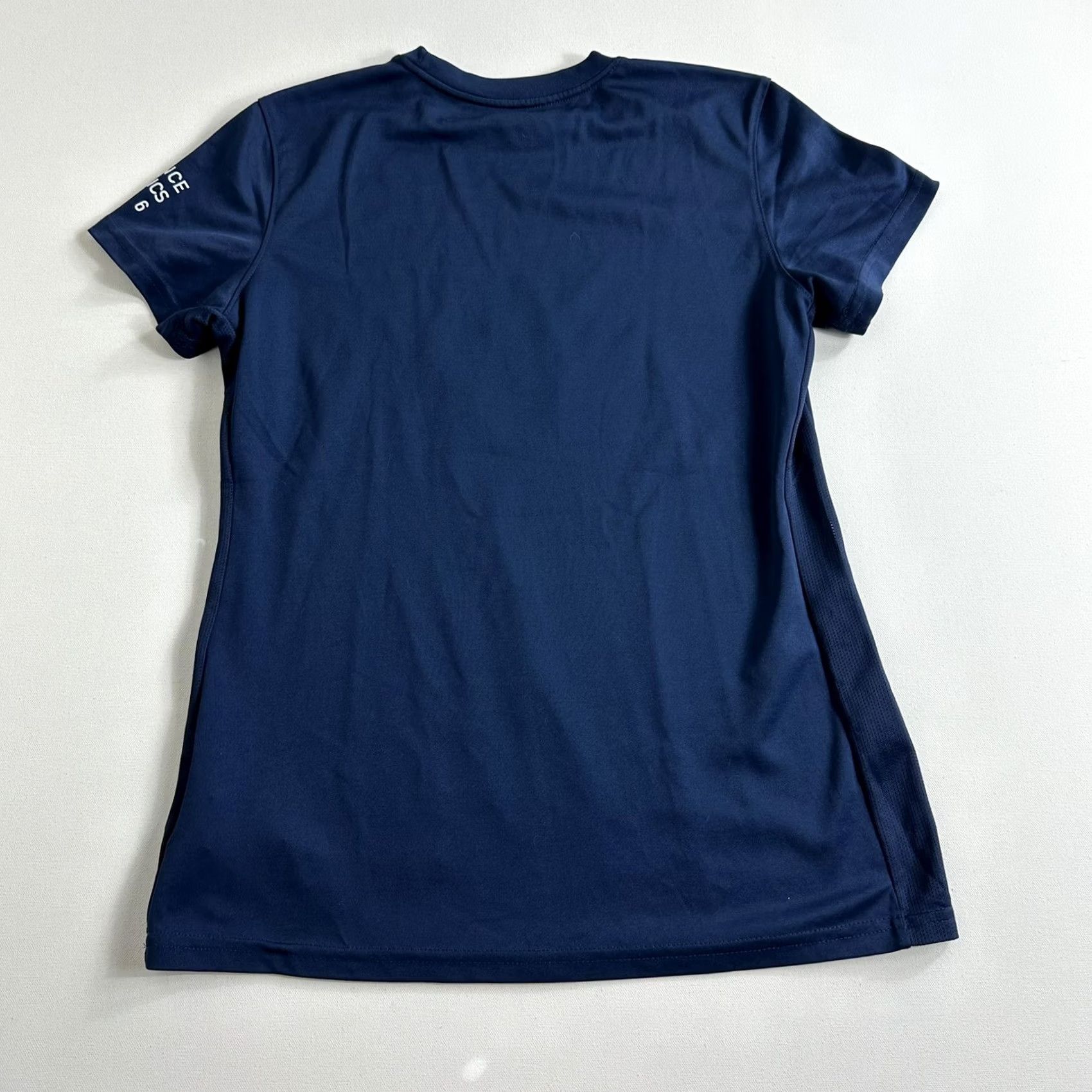 Nike Nike Shirt Womens Large Blue White Athletic Active Gym Train Graphic T-Shirt Size L / US 10 / IT 46 - 3 Thumbnail