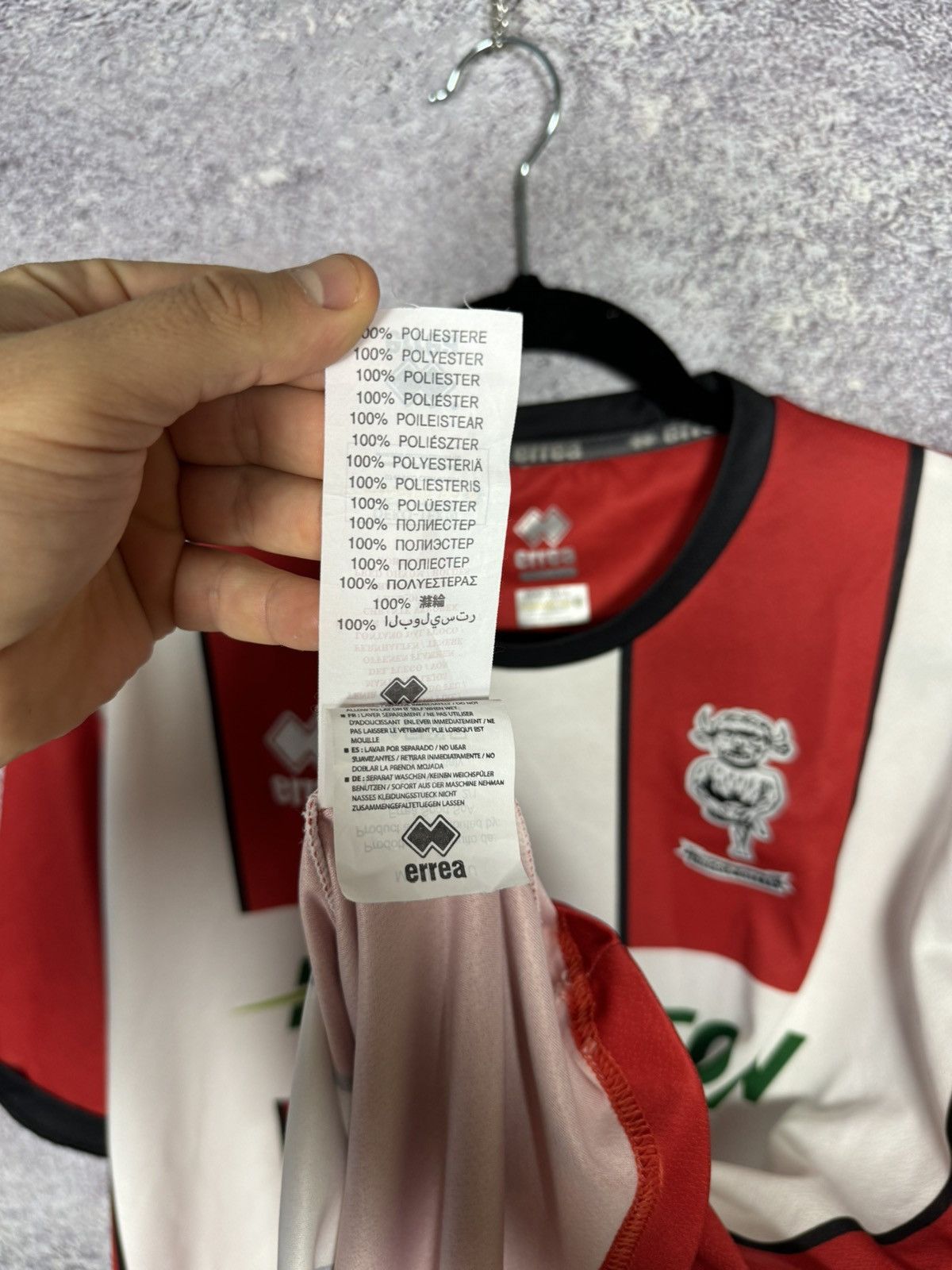 Errea × Vintage Vintage Lincoln City 2022/23 Errea Soccer Jersey Blokcore Size US XXL / EU 58 / 5 - 13 Thumbnail