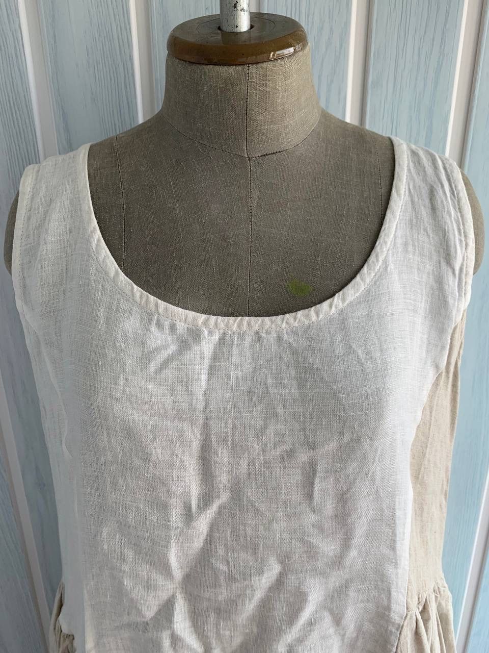 Other Cocon.commerz by Privatsachen Multicolor Linen Flare Dress Size L / US 10 / IT 46 - 8 Thumbnail