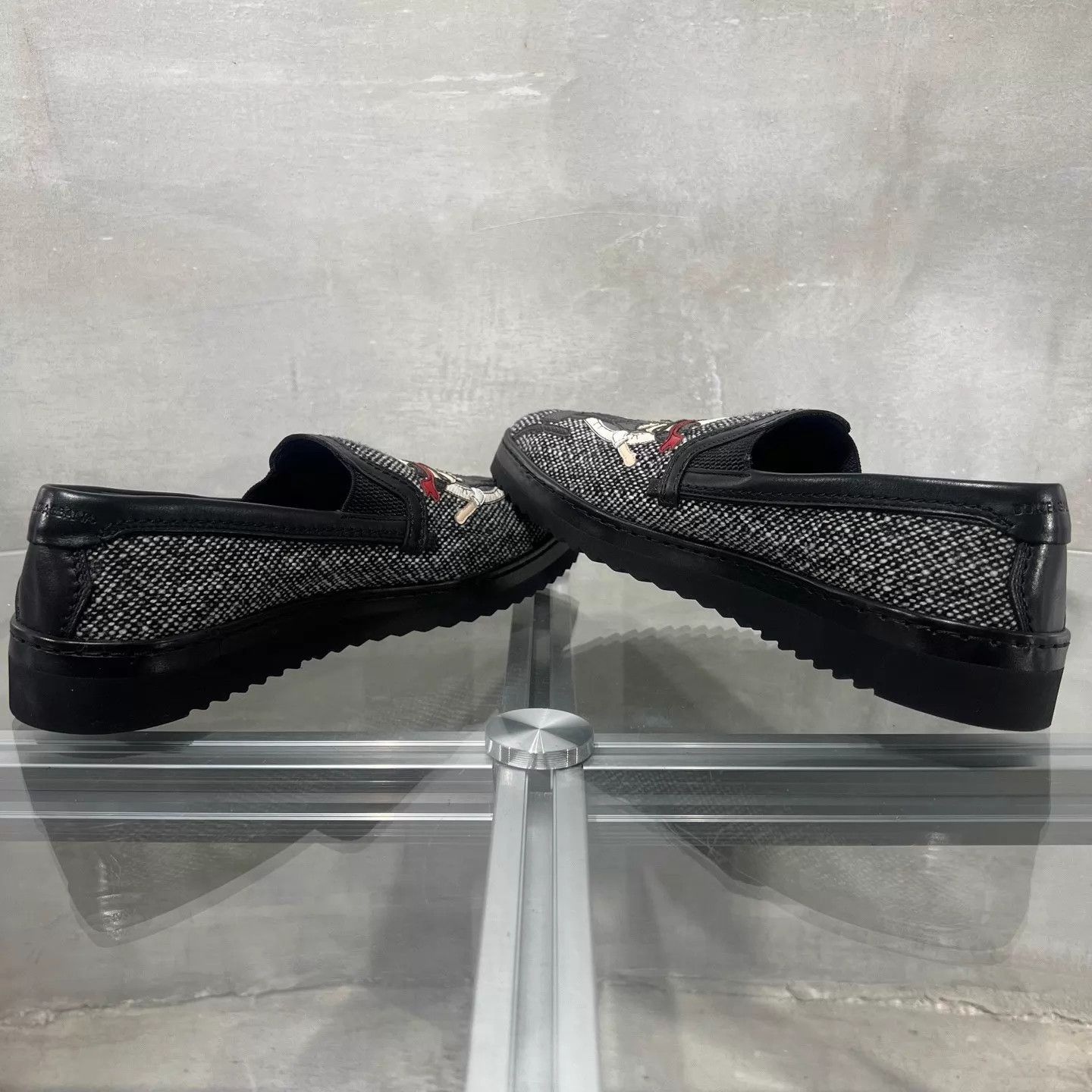 Dolce & Gabbana Dolce & Gabbana Cartoon Casual Shoes Black 40 Size US 7 / EU 40 - 5 Thumbnail