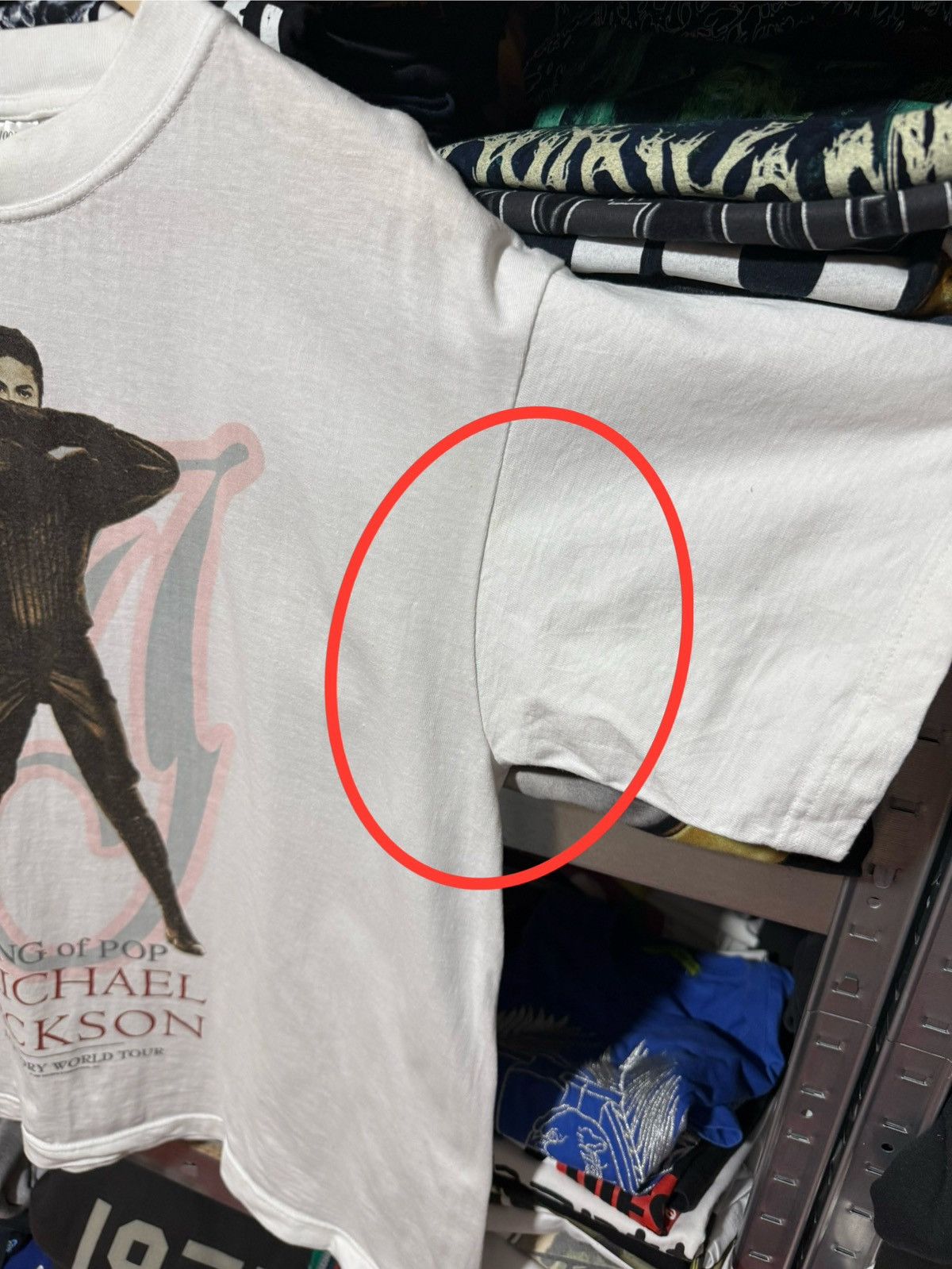 Vintage Vintage 1996 Michael Jackson King Of Pop History Tour Tee Size US XL / EU 56 / 4 - 9 Thumbnail