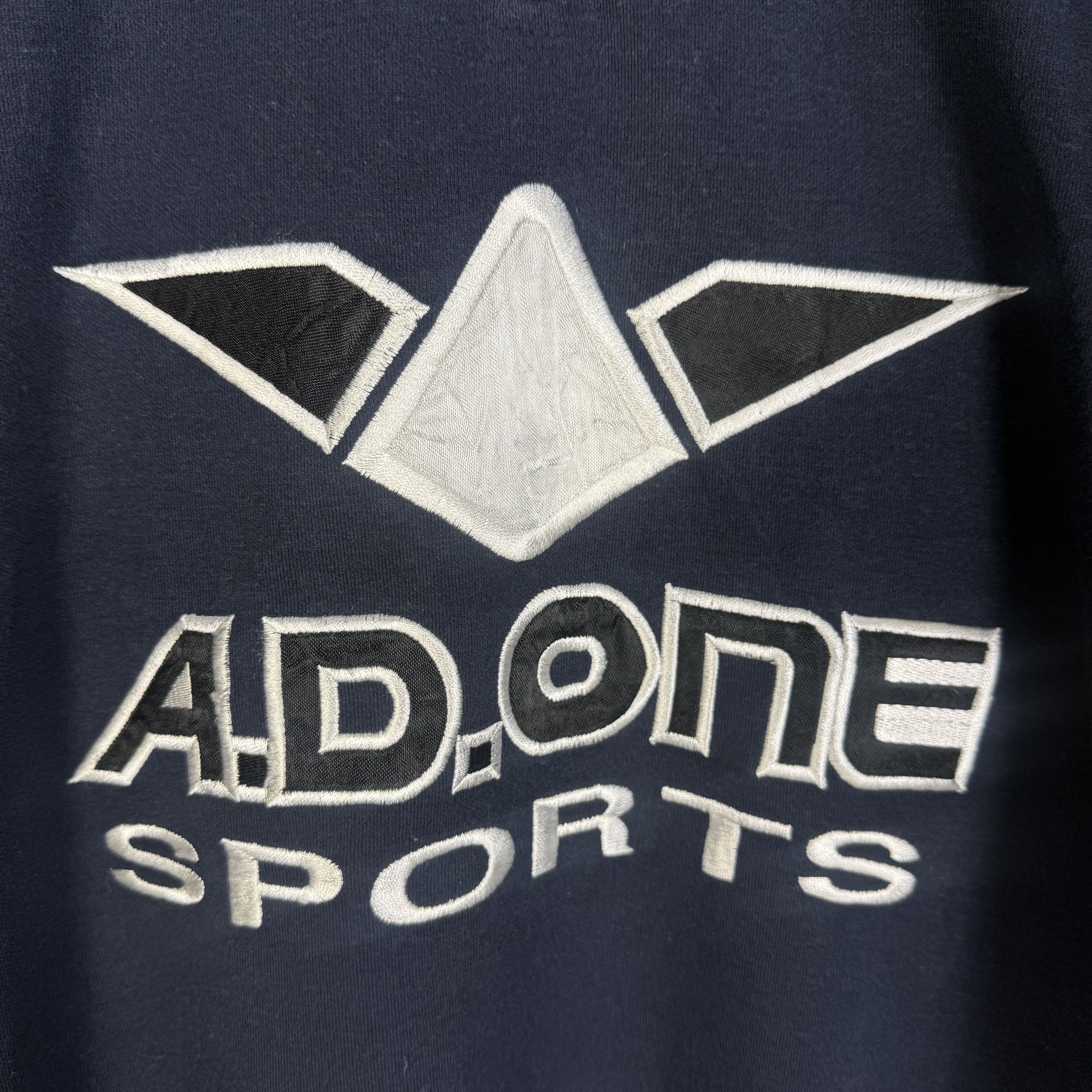 Vintage Vintage AD One Sports Halfzip Sweatshirt Size US L / EU 52-54 / 3 - 3 Thumbnail
