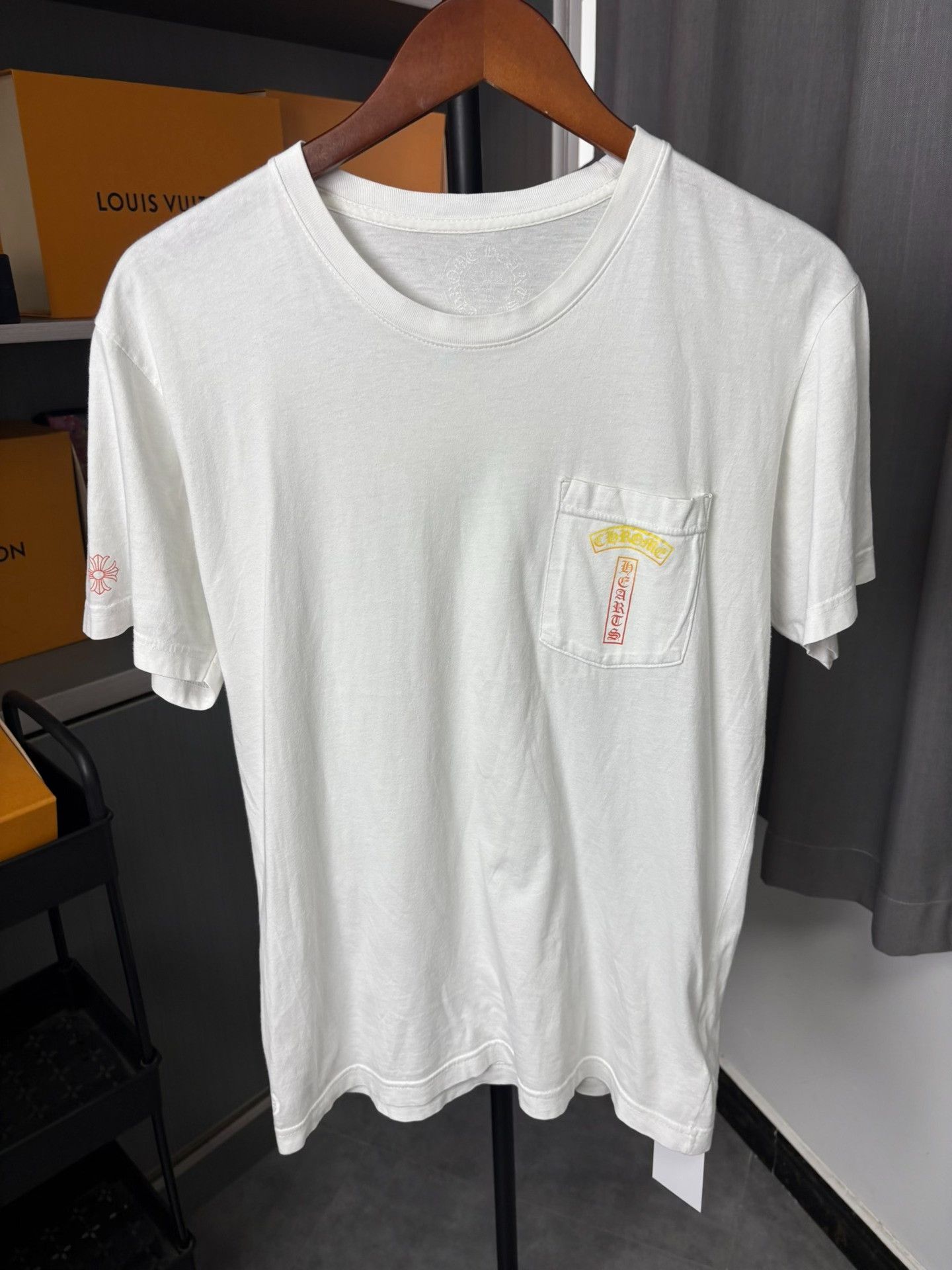 Chrome Hearts Chrome Hearts White T-Shirt M Men Size US M / EU 48-50 / 2 - 1 Thumbnail