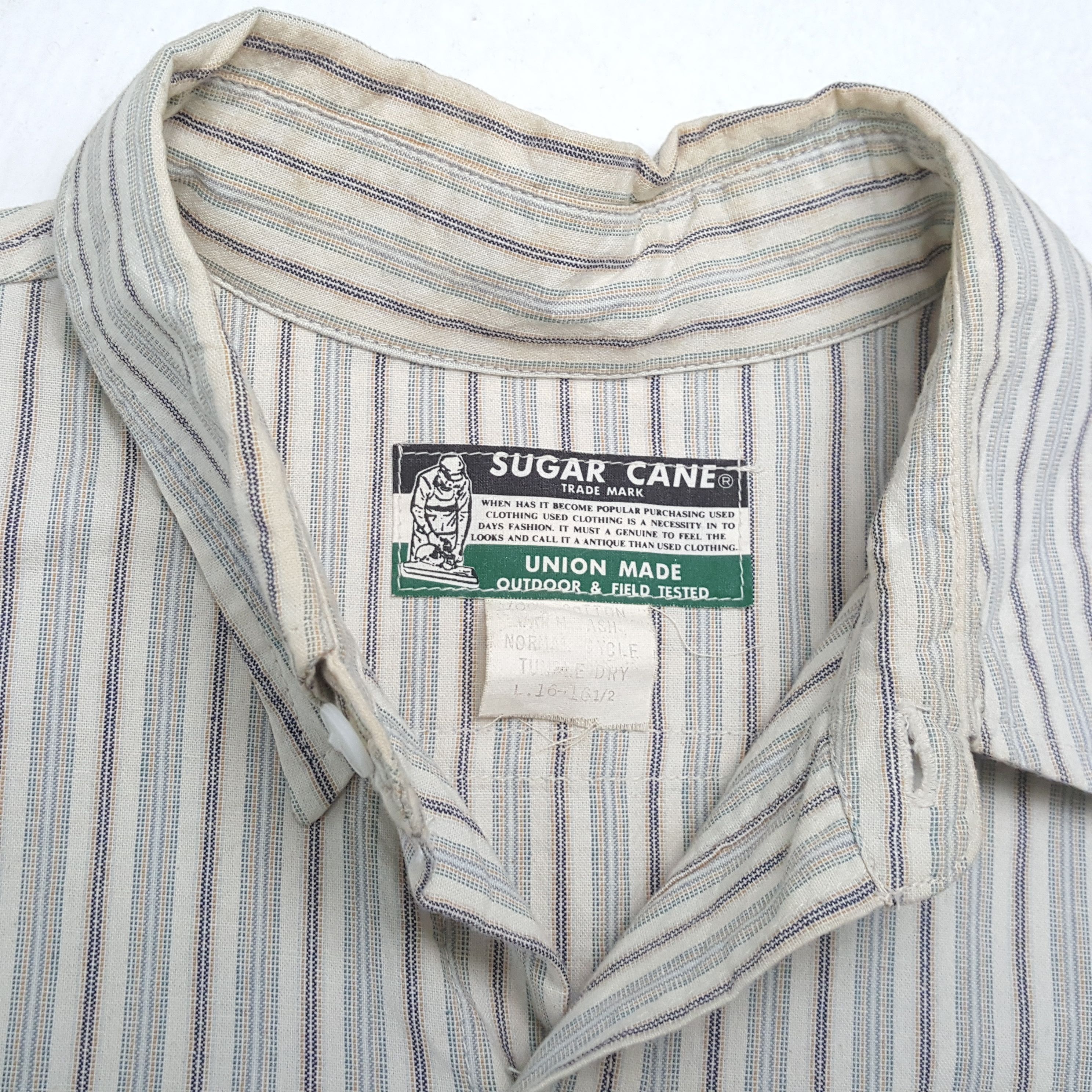 Japanese Brand × Sugar Cane × Vintage Vintage SUGAR CANE Japanese Fashion Brand Shirts Size US L / EU 52-54 / 3 - 8 Thumbnail