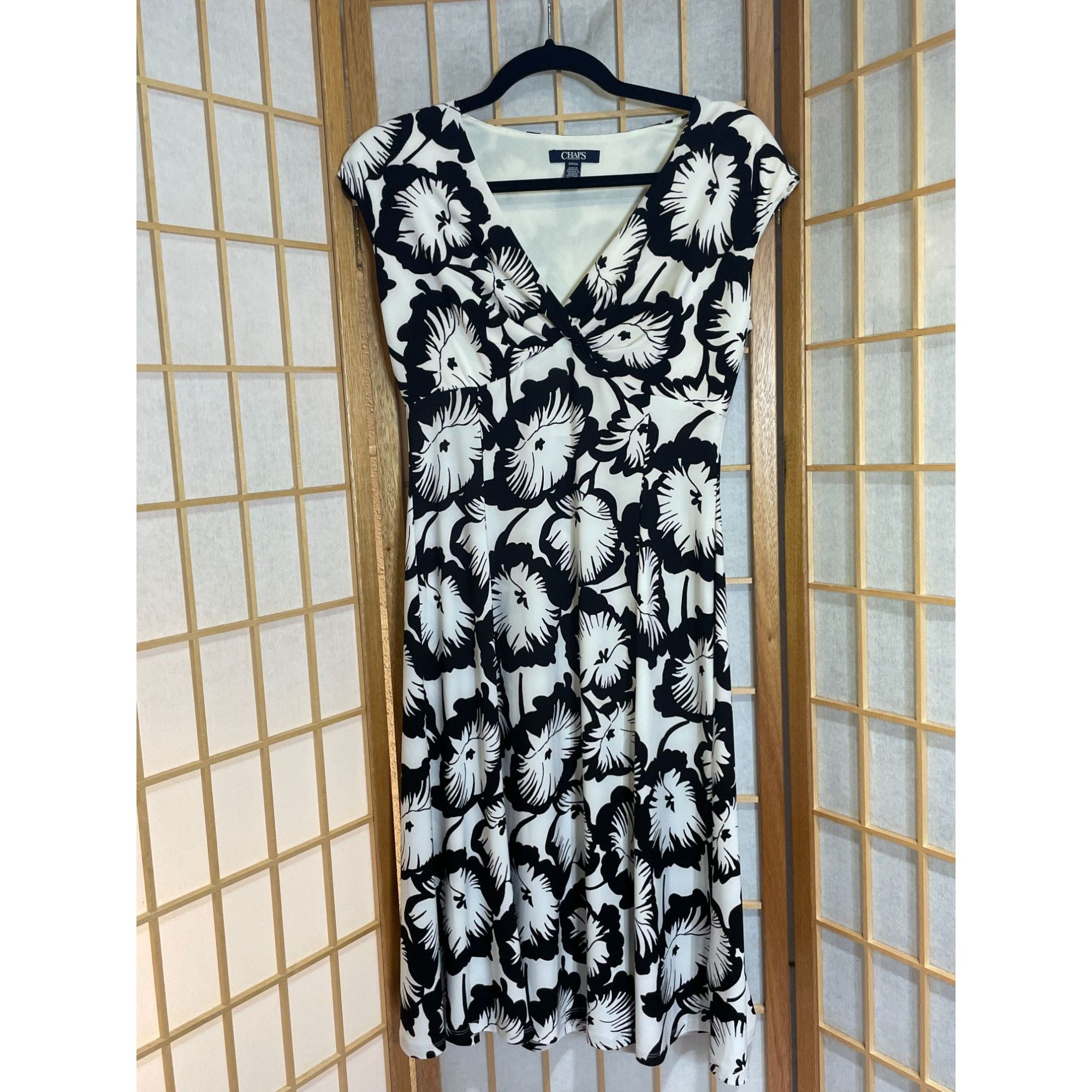 Chaps Chaps Sm Floral Fit & Flare Dress Size S / US 4 / IT 40 - 2 Thumbnail