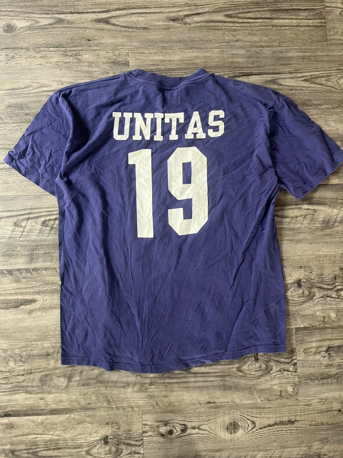 NFL × Vintage Vintage 90s y2k Baltimore Ravens Tee Size US XXL / EU 58 / 5 - 3 Thumbnail