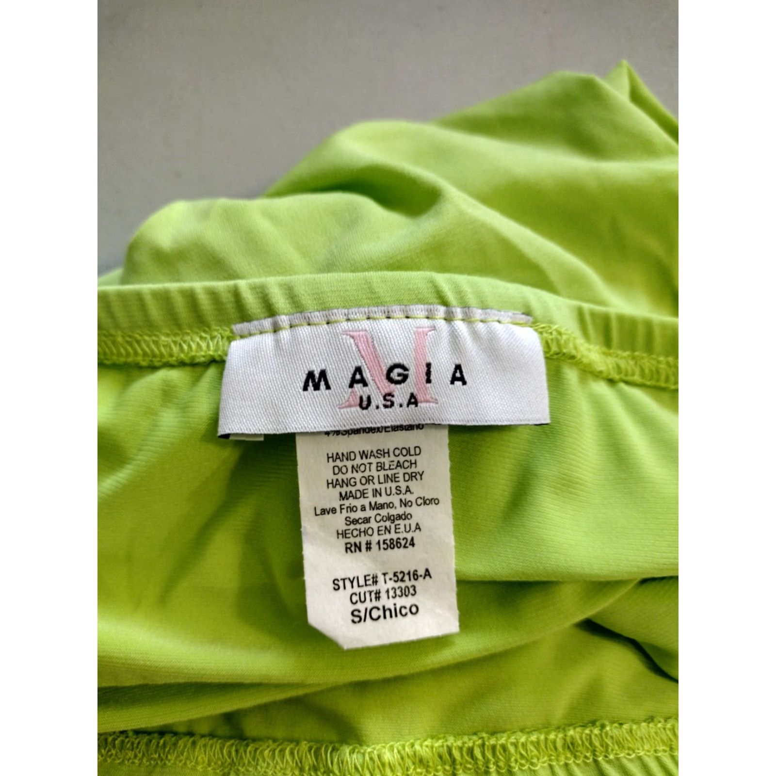 Vintage MAGIA U.S.A Strapless Bodysuit One Piece Neon Green S Shapewear Women Crewed Back Tie Back Thong Size S / US 4 / IT 40 - 5 Thumbnail