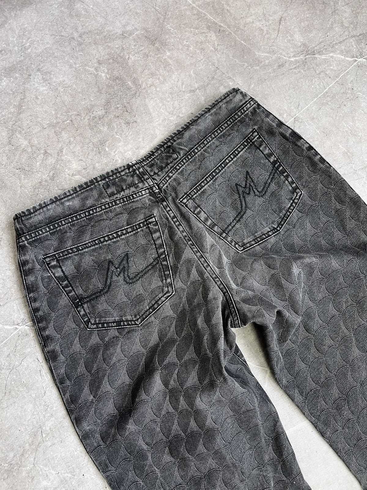Tornado Mart Rare Japanese flared crazy pattern flared jeans tornado mart Size US 32 / EU 48 - 10 Thumbnail
