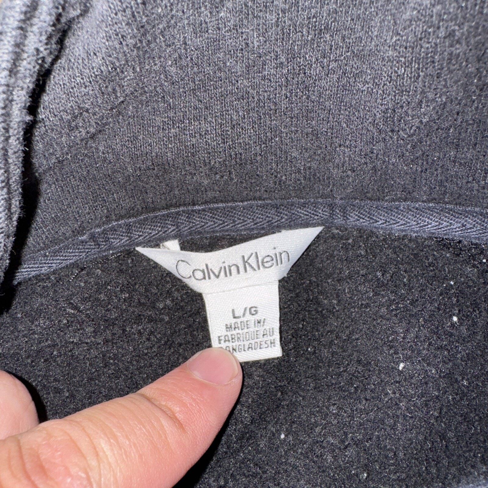 Calvin Klein Calvin Klein Quarter Zip Sweater Black Large 20x25 Size US L / EU 52-54 / 3 - 3 Thumbnail