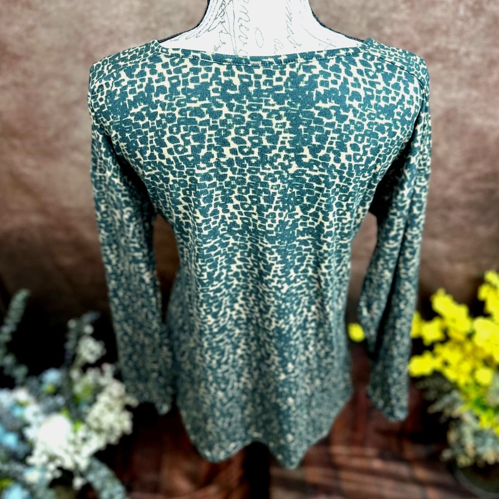 Other Retreat Rhonda Shear Drawstring Hem Tunic Animal Print L Size L / US 10 / IT 46 - 15 Thumbnail