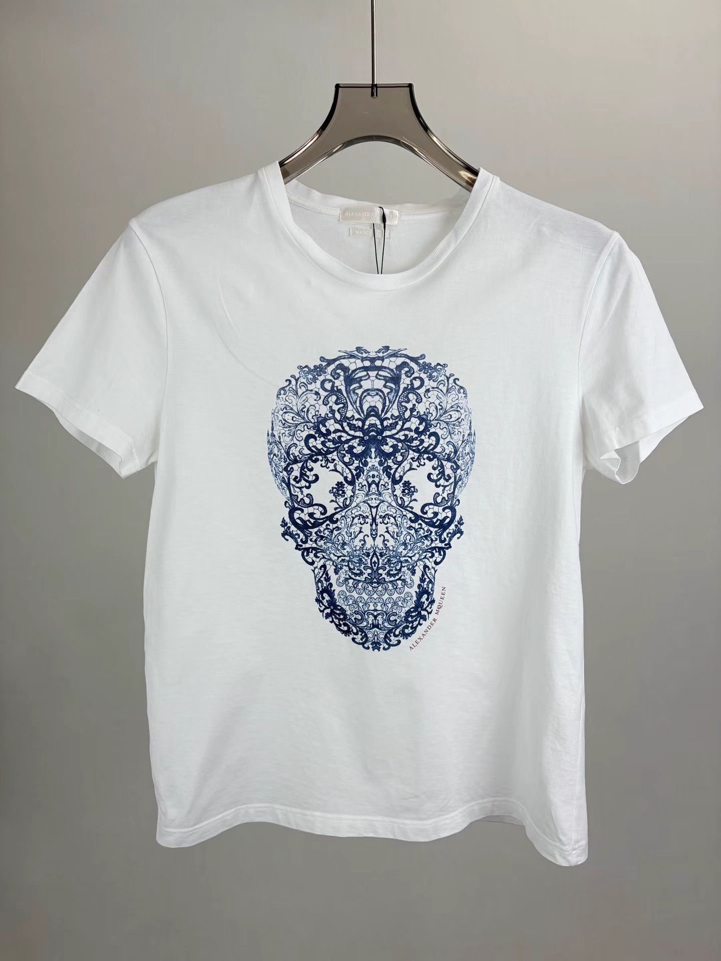 Alexander McQueen ALEXANDER MCQUEEN Skull Print Short Sleeve T-Shirt Size US XS / EU 42 / 0 - 1 Thumbnail