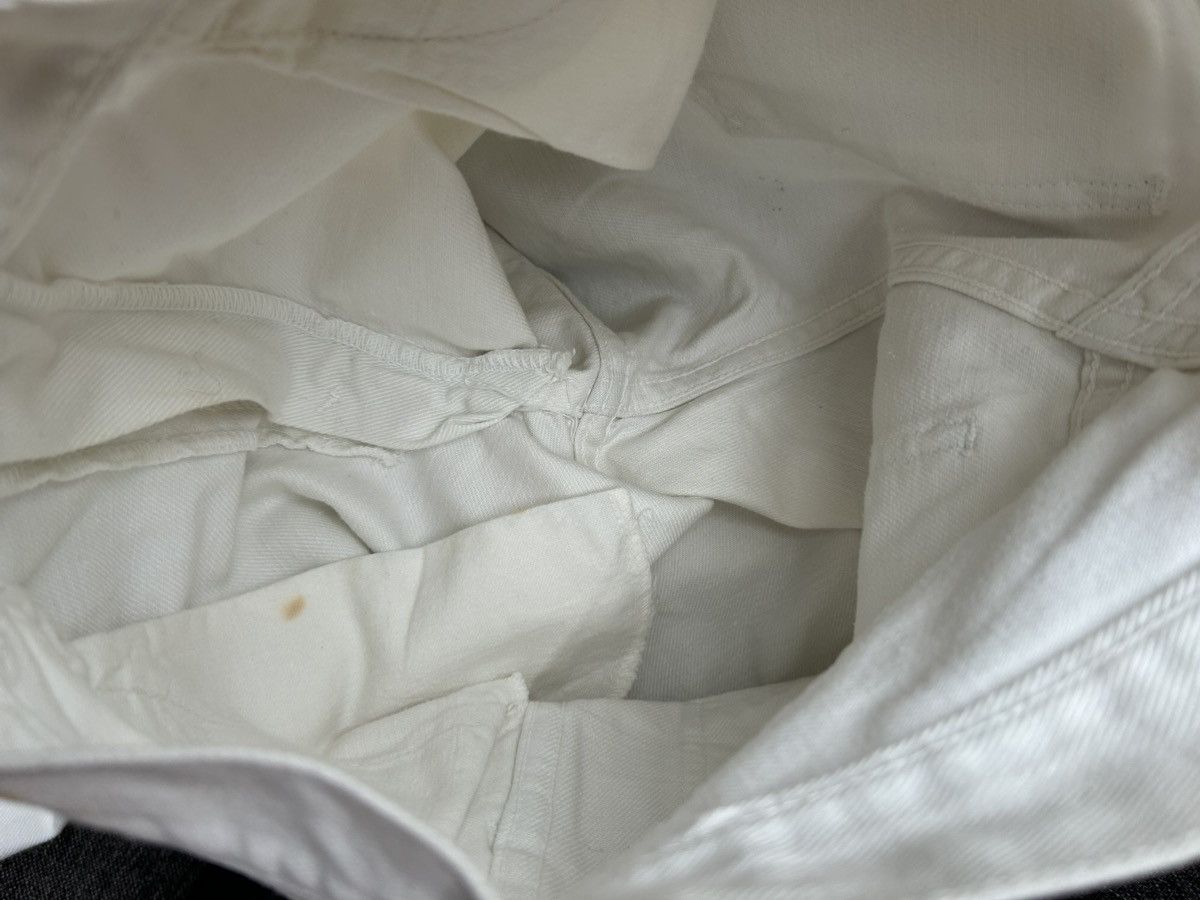 Levi's 60s Levi’s Big E White Slim Jeans White Tab Talon 42 Zip Size 25" / US 0 / IT 36 - 10 Thumbnail