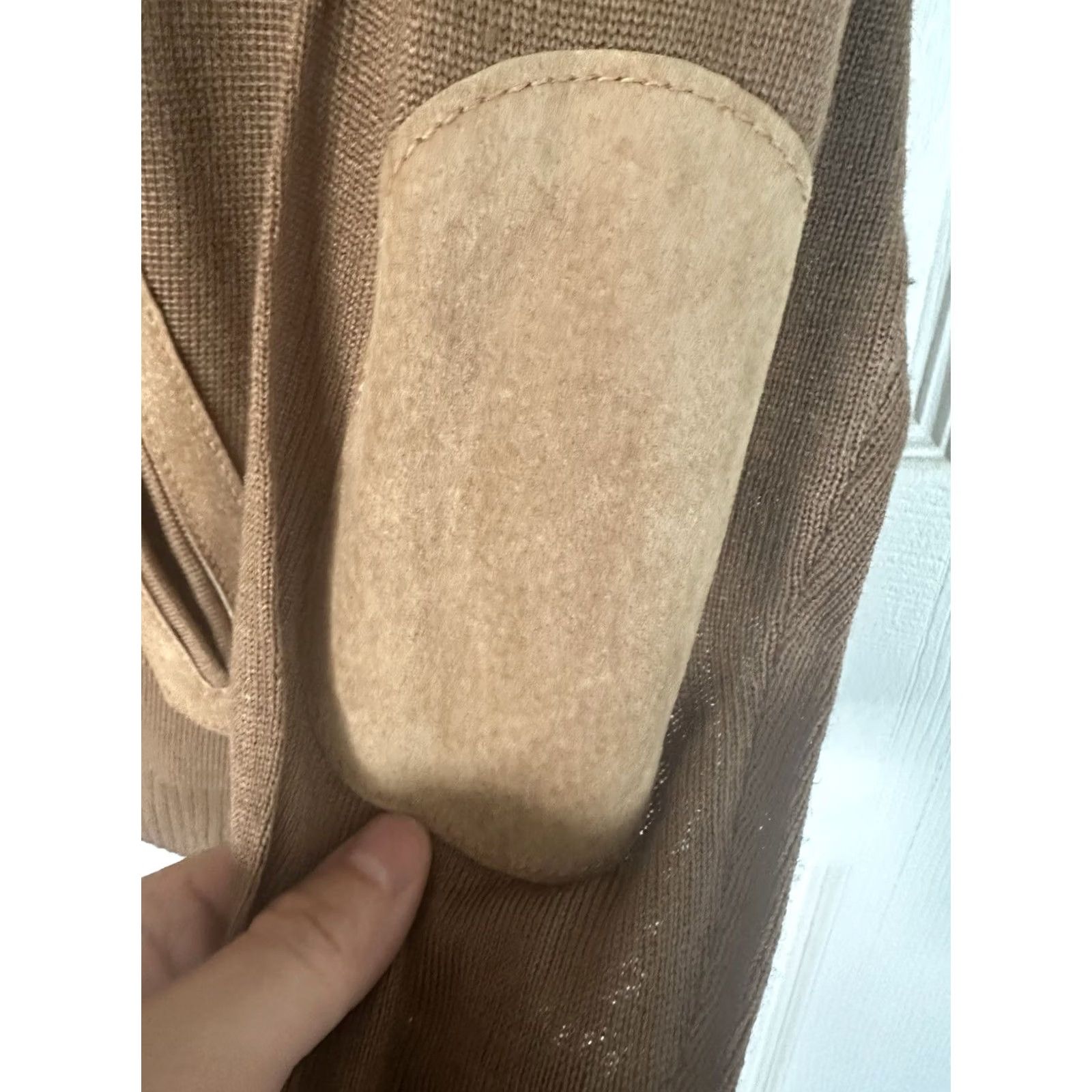Vintage VINTAGE 70s Alan Stuart Leather Suede Full Zip Cardigan Sweater NWT Mens Size Med XL Chest 21.25” Length 27.25” Size US XL / EU 56 / 4 - 7 Thumbnail