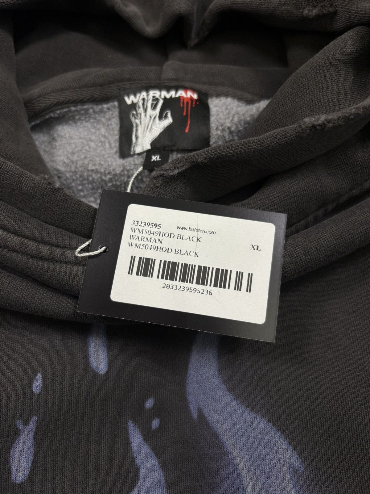 Other Warman Ghost Skull Graphic Hoodie, Black Size US XL / EU 56 / 4 - 9 Thumbnail