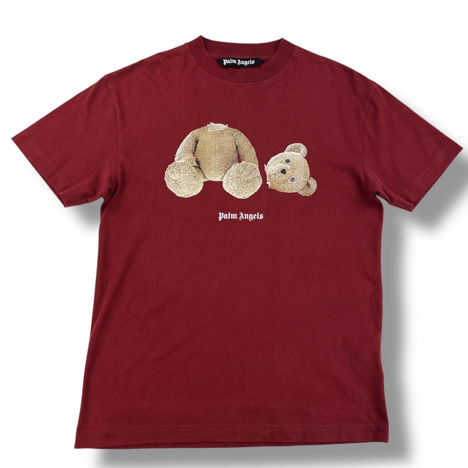 Palm Angels Palm Angels Kill The Bear Red T Shirt Size US M / EU 48-50 / 2 - 2 Thumbnail