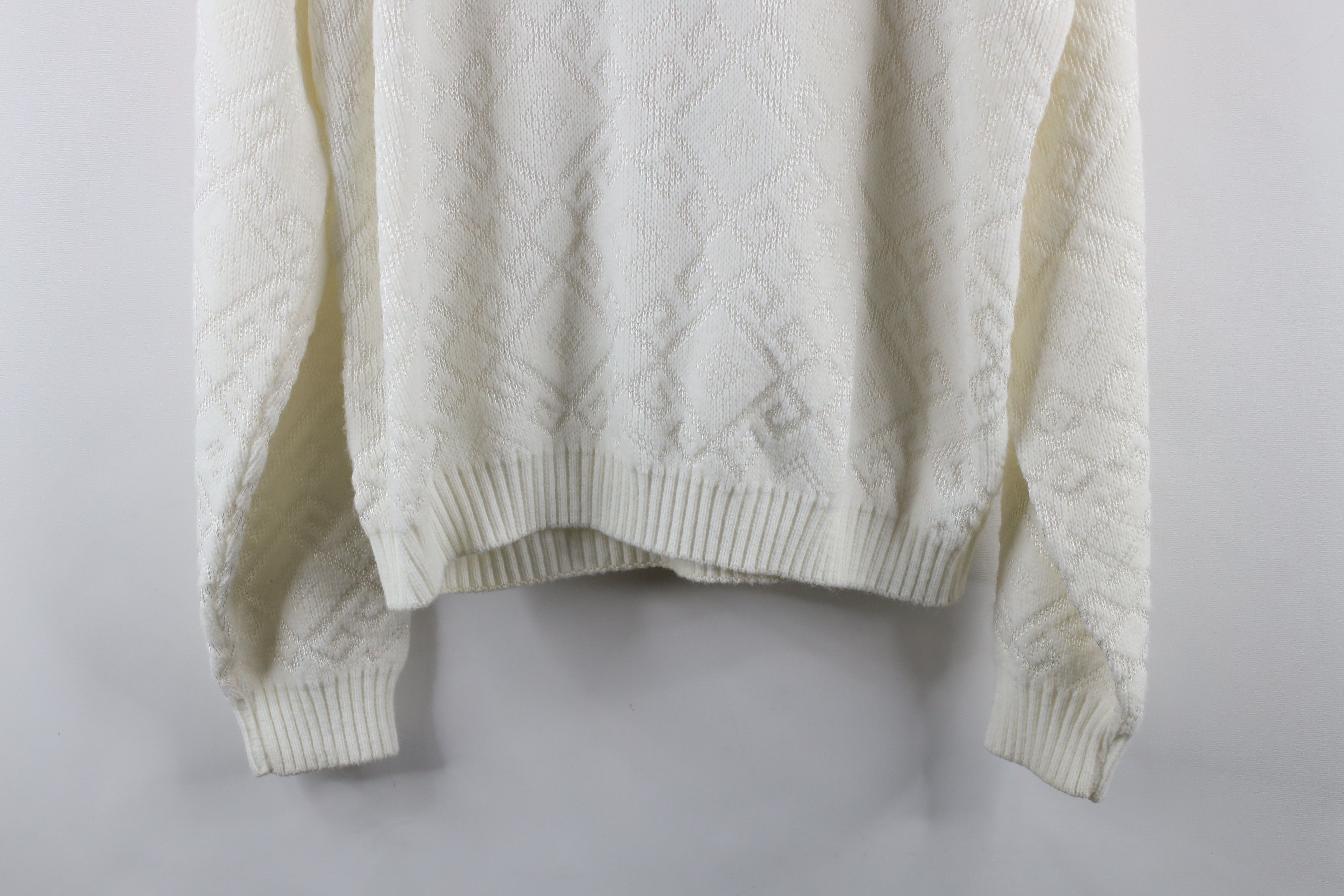 Vintage Vintage 70s Streetwear Knit Collared Pullover Sweater USA Size US L / EU 52-54 / 3 - 11 Thumbnail