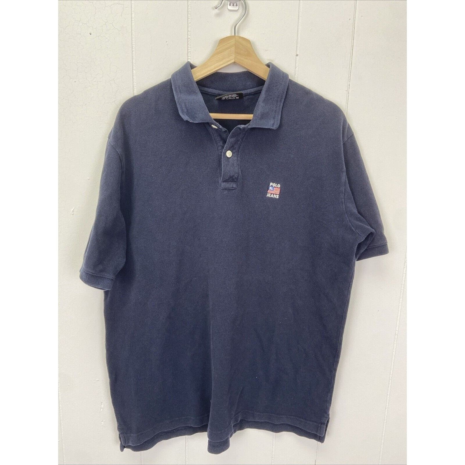 Ralph Lauren Ralph Lauren Polo Jeans Navy Blue Polo Size Medium Size US M / EU 48-50 / 2 - 1 Thumbnail