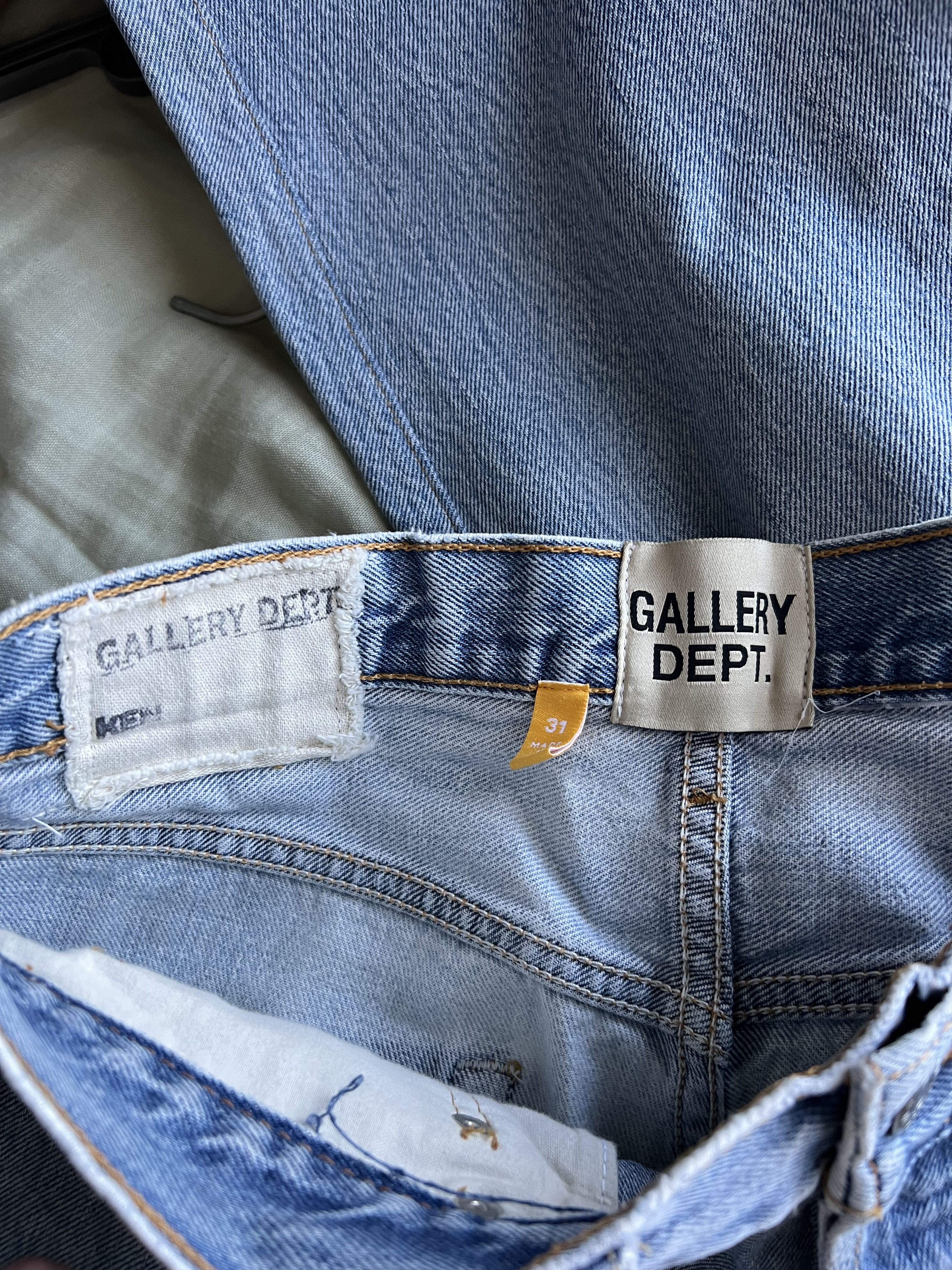 Gallery Dept. Gallery Dept. Ken Paneled Jeans in Indigo Size US 31 - 11 Thumbnail