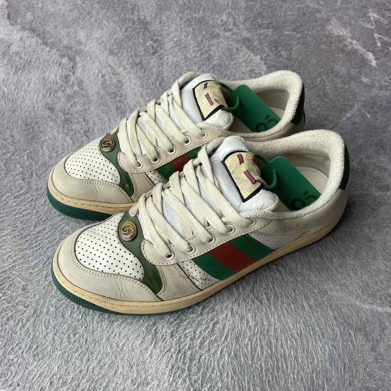 Gucci Gucci Screener Vintage Style Sneakers for Men - Size US 8 / EU 41 - 1 Thumbnail