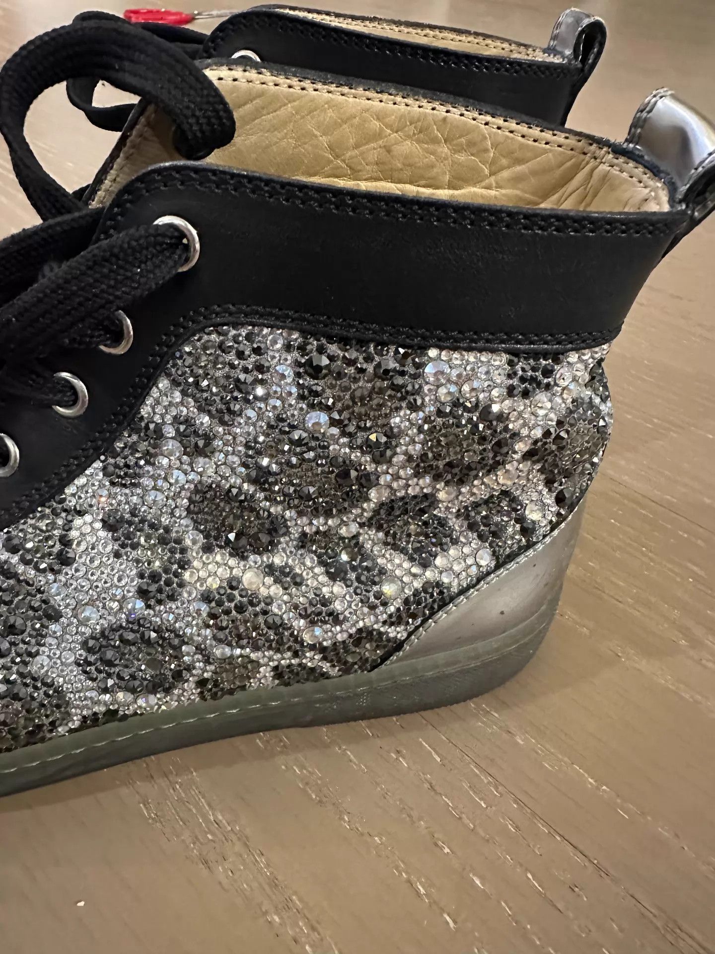 Christian Louboutin CL Snow Leopard Spikes Shoes Size 41 Size US 8 / EU 41 - 2 Thumbnail