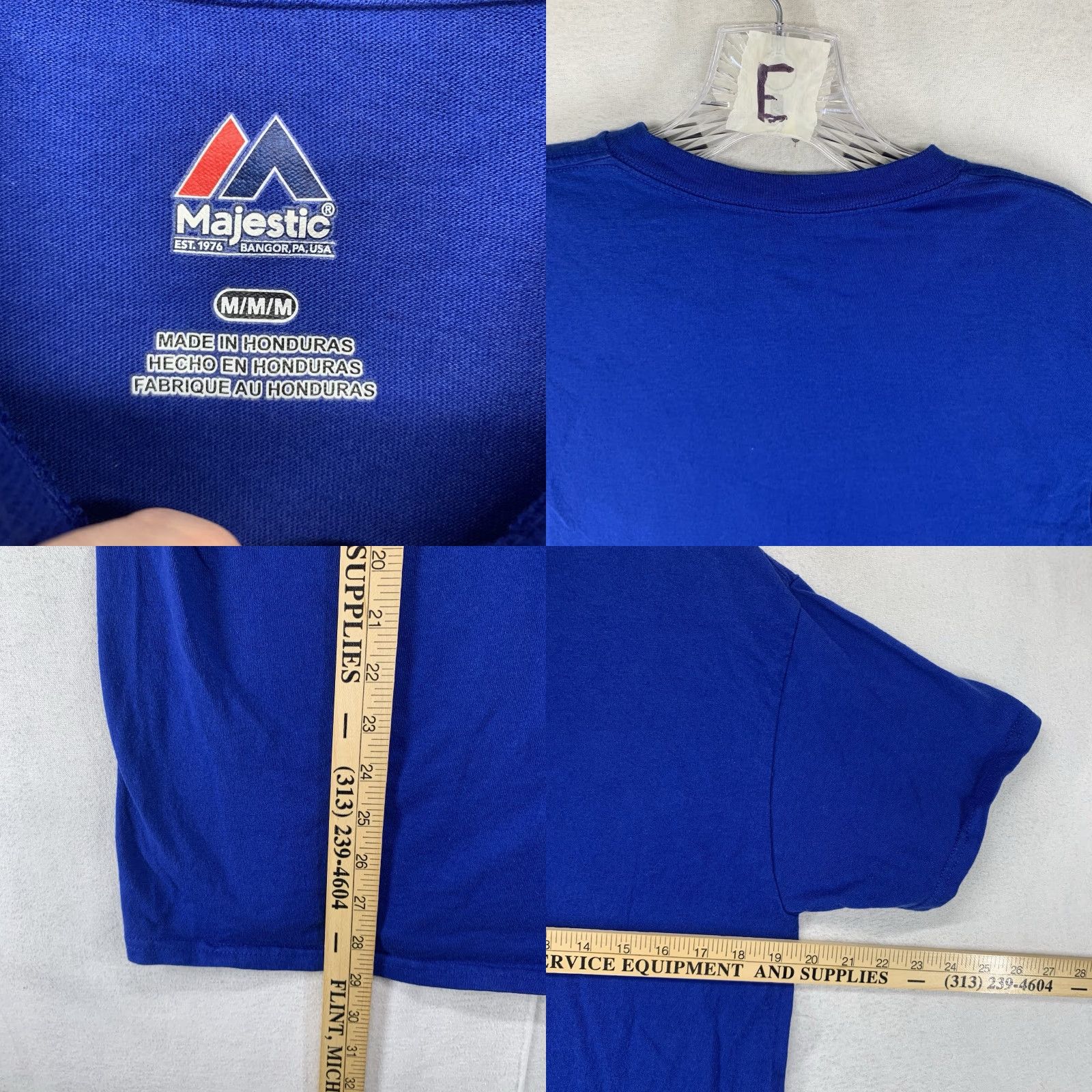Vintage VINTAGE St Louis Cardinals Blues Hockey T-Shirt Men Medium Blue MLB Logo Crew Neck Graphic Print Sports Size US M / EU 48-50 / 2 - 8 Thumbnail
