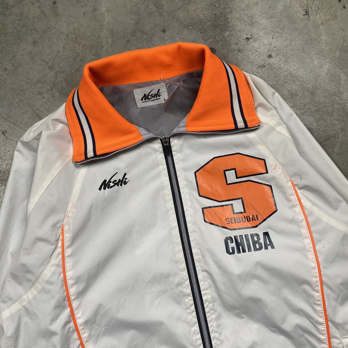 Japanese Brand × Vintage 90s Nishi Seibudai Chiba Athletic Jacket Size US L / EU 52-54 / 3 - 2 Thumbnail