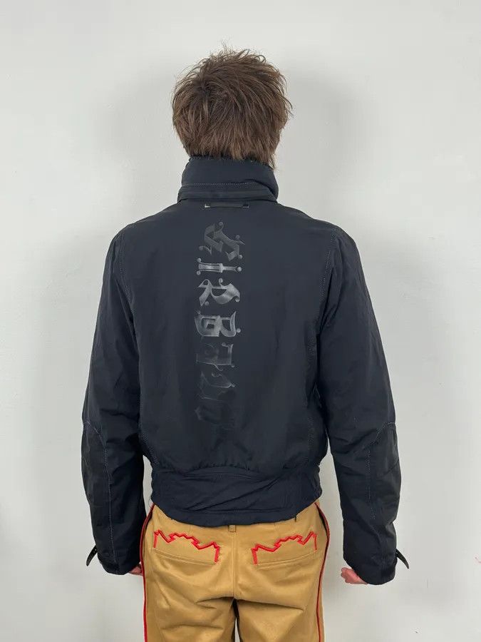 Marithe + Francois Girbaud 2000s Marithé + François Girbaud Active Black Windbreaker Nylon Gothic Jacket Size US M / EU 48-50 / 2 - 3 Thumbnail