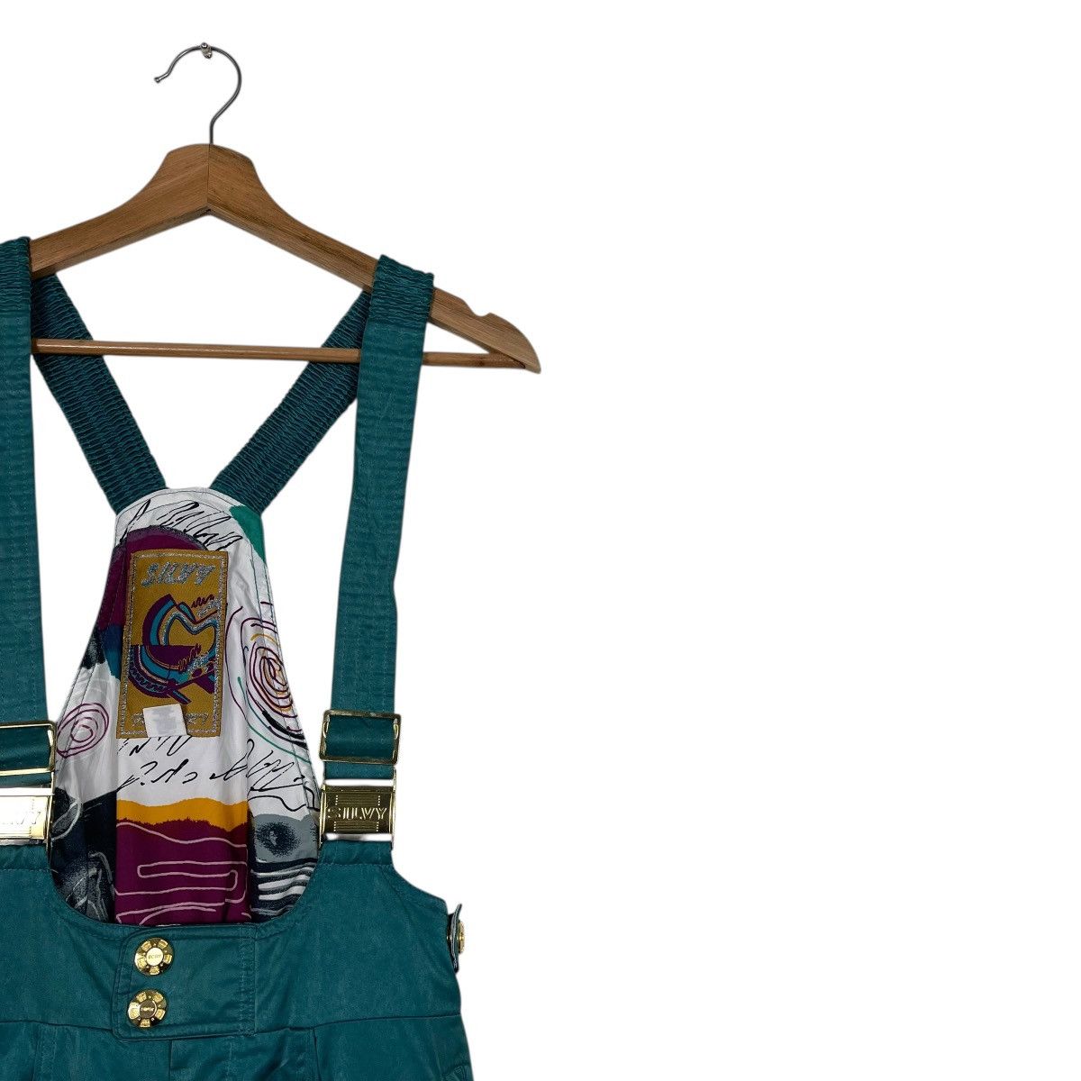 Designer Vintage 90s Silvy Ski Pants Overalls Size M Size US 30 / EU 46 - 6 Thumbnail