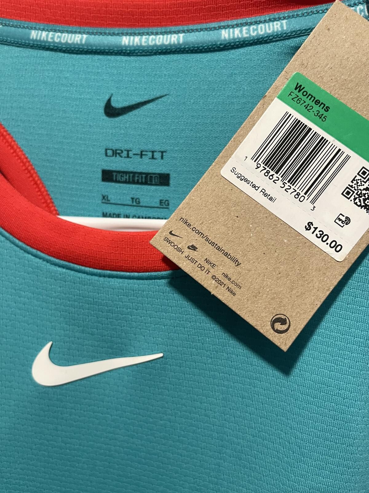Nike NikeCourt Women's Dri-FIT Tennis Dress XL Size XL / US 12-14 / IT 48-50 - 3 Thumbnail